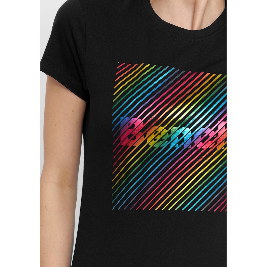 Bench. T-Shirt »RAINBOW«, mit Rainbow-Logodruck