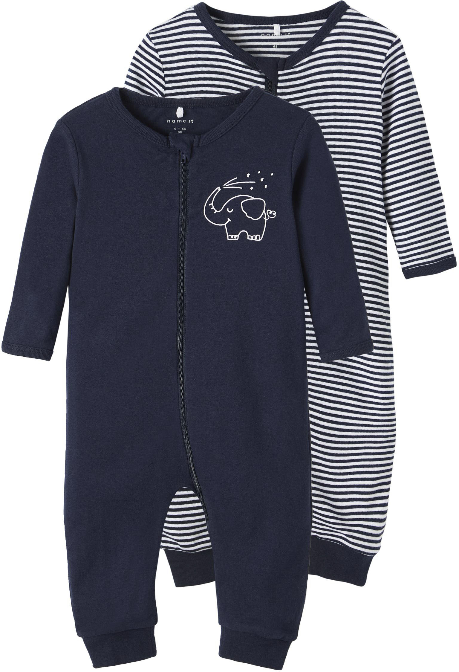 Schlafoverall »NBNNIGHTSUIT 2P ZIP Y/D CORE«