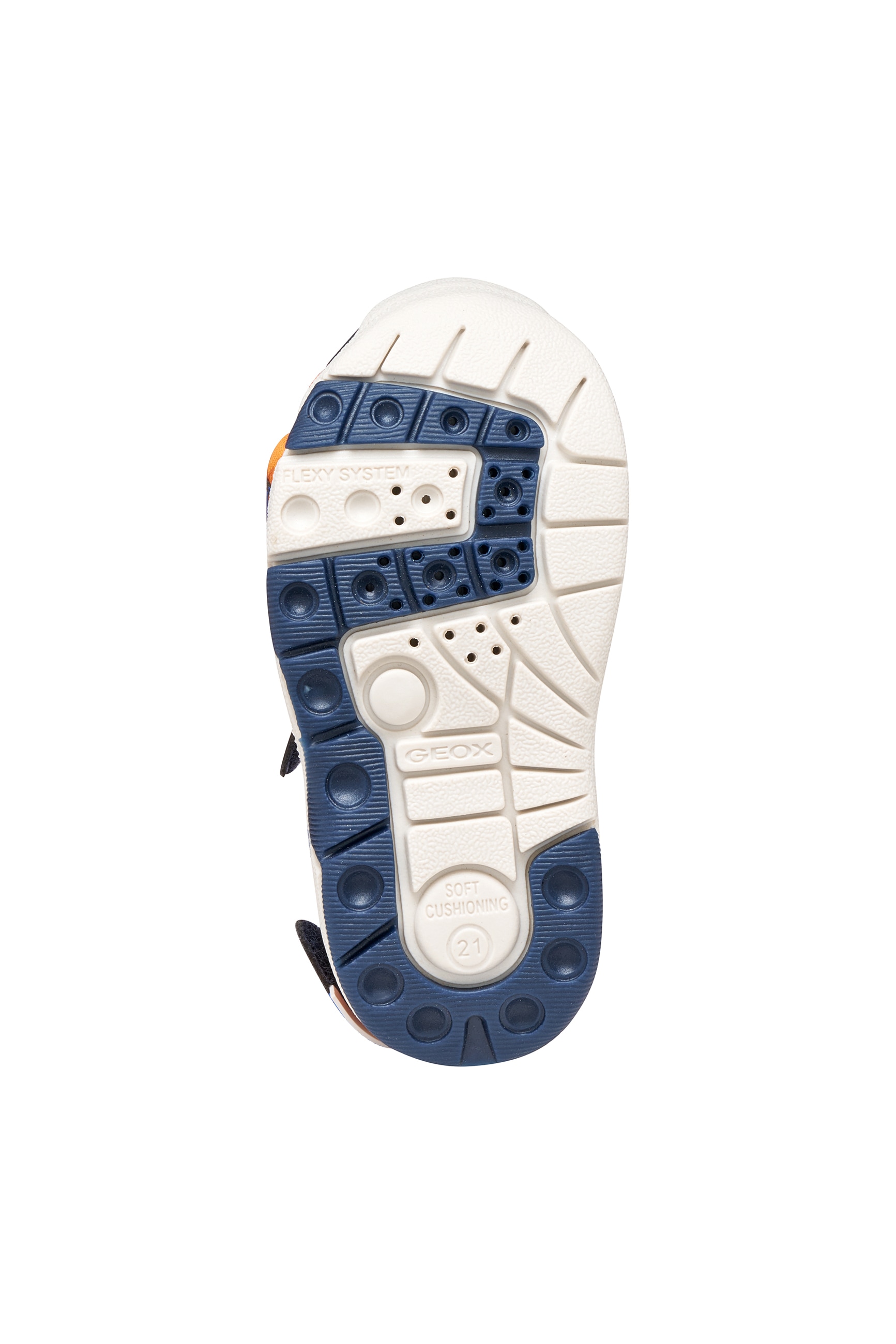 Geox Lauflernschuh »B SANDAL MULTY BOY«  Babyschuh, Klettschuh mit Größenschablone zum Download