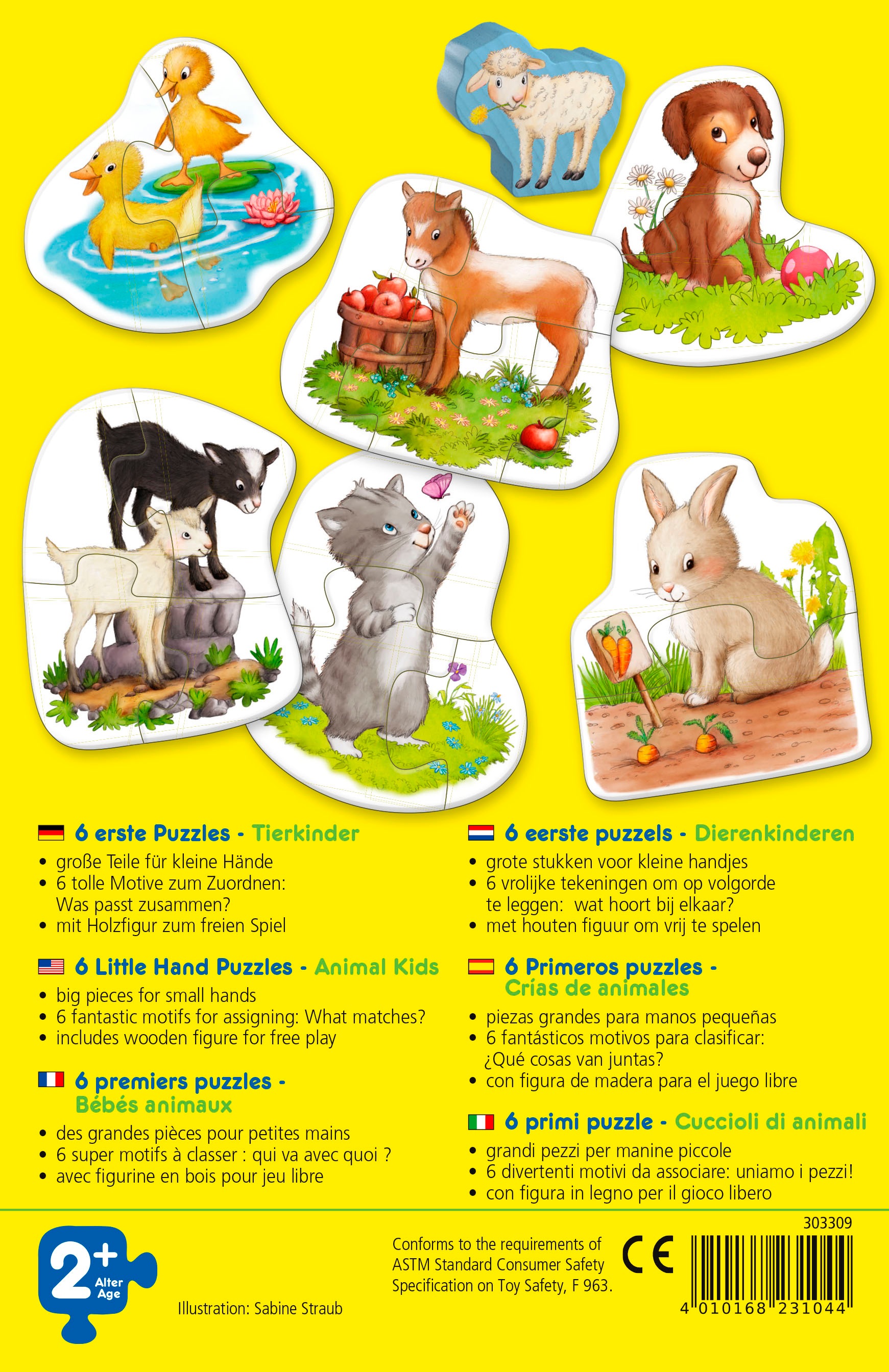 Haba Puzzle »Tierkinder«