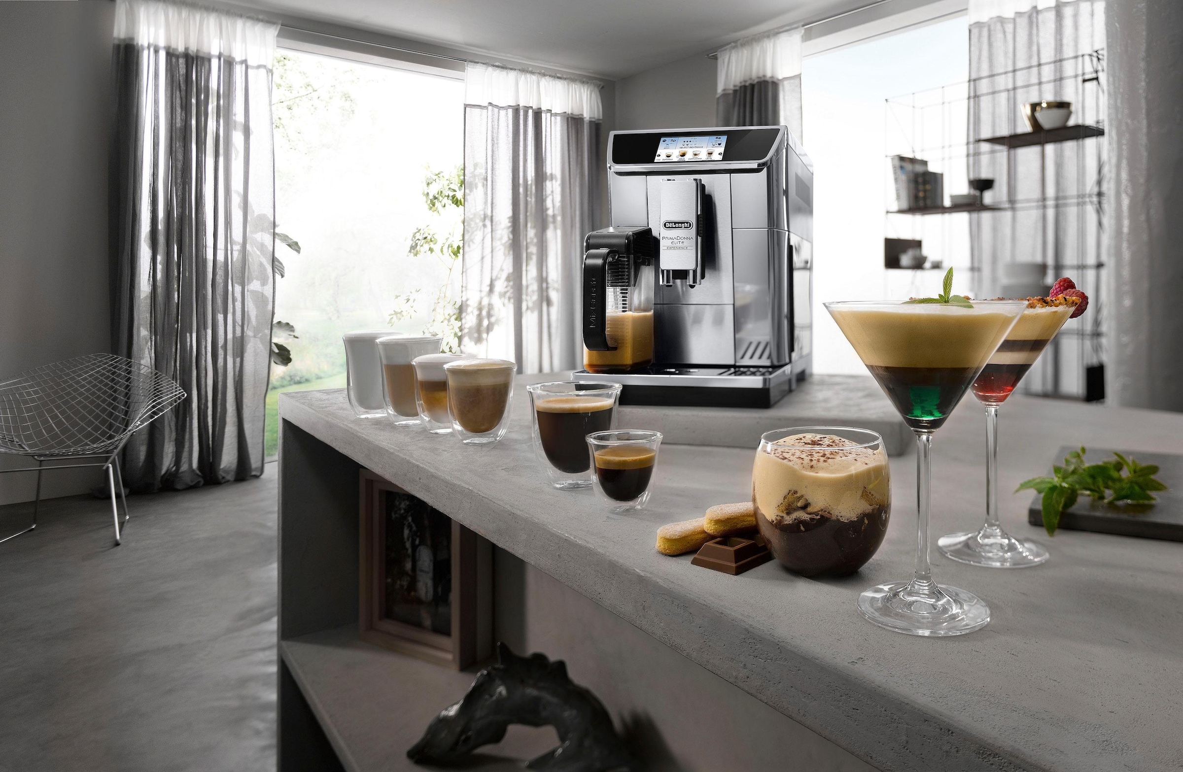 De'Longhi Kaffeevollautomat »PrimaDonna Elite Experience ECAM 656.85.MS«, auch für Kaltgetränkevariationen