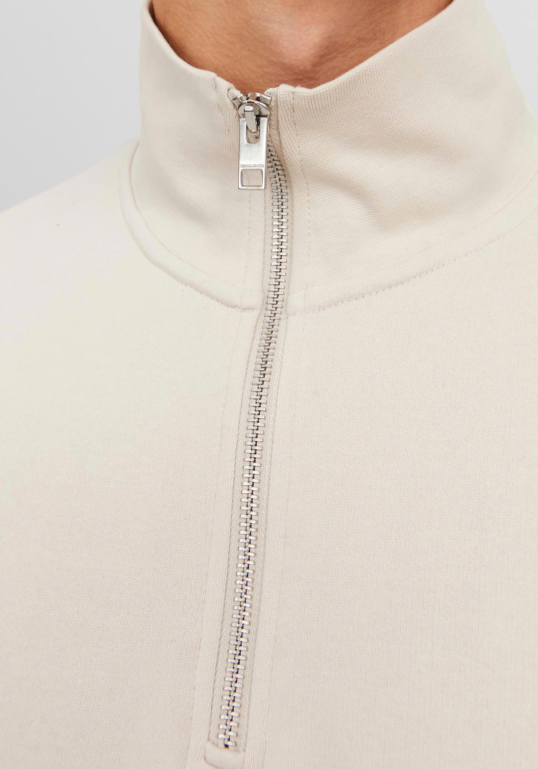 Jack & Jones Sweatshirt »JORVESTERBRO SWEAT QUARTER ZIP HN NOOS«
