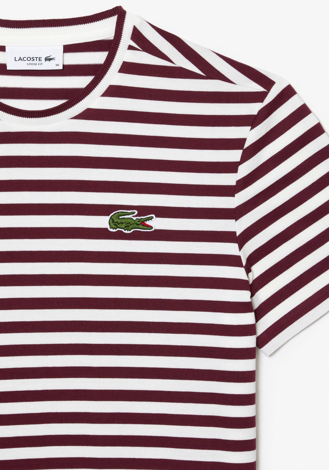 T-Shirt, Stickerei Lacoste-Krokodil mit kaufen OTTO bei Lacoste klassischer