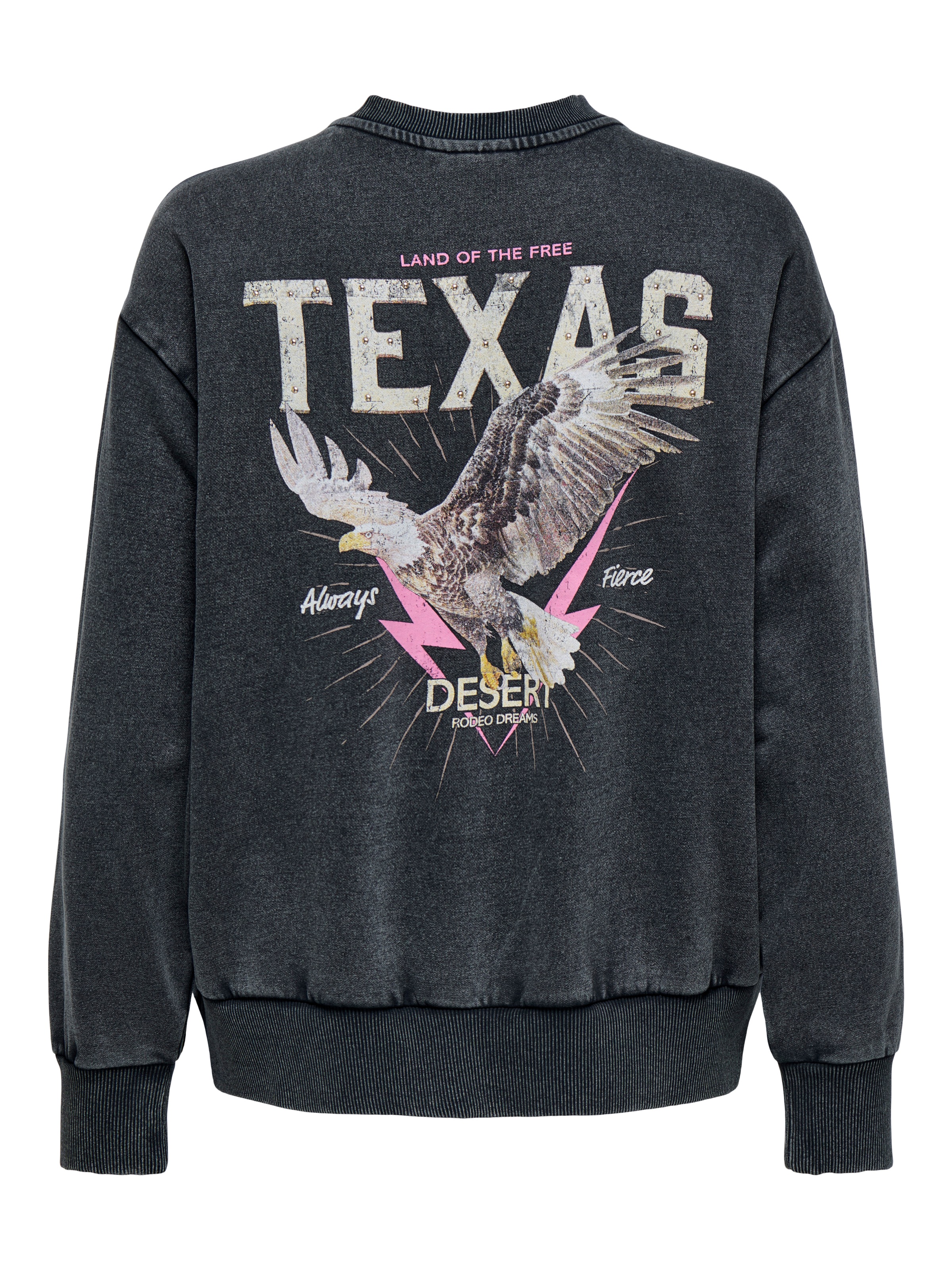 ONLY Sweatshirt »ONLLUCINDA L/S WILD O-NECK BOX SWT«