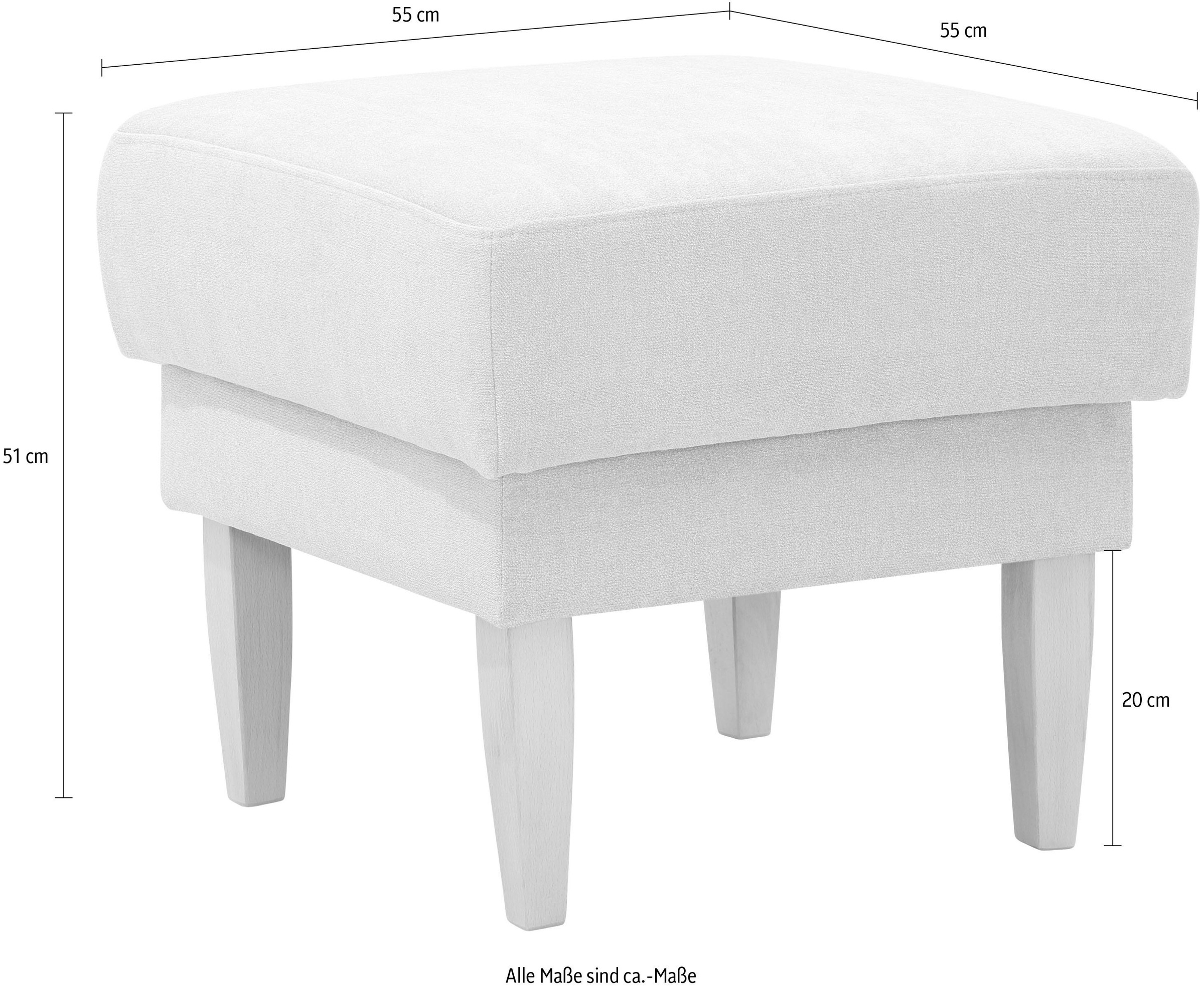 Home affaire Hocker »Scalea« mit Federkern-Polsterung