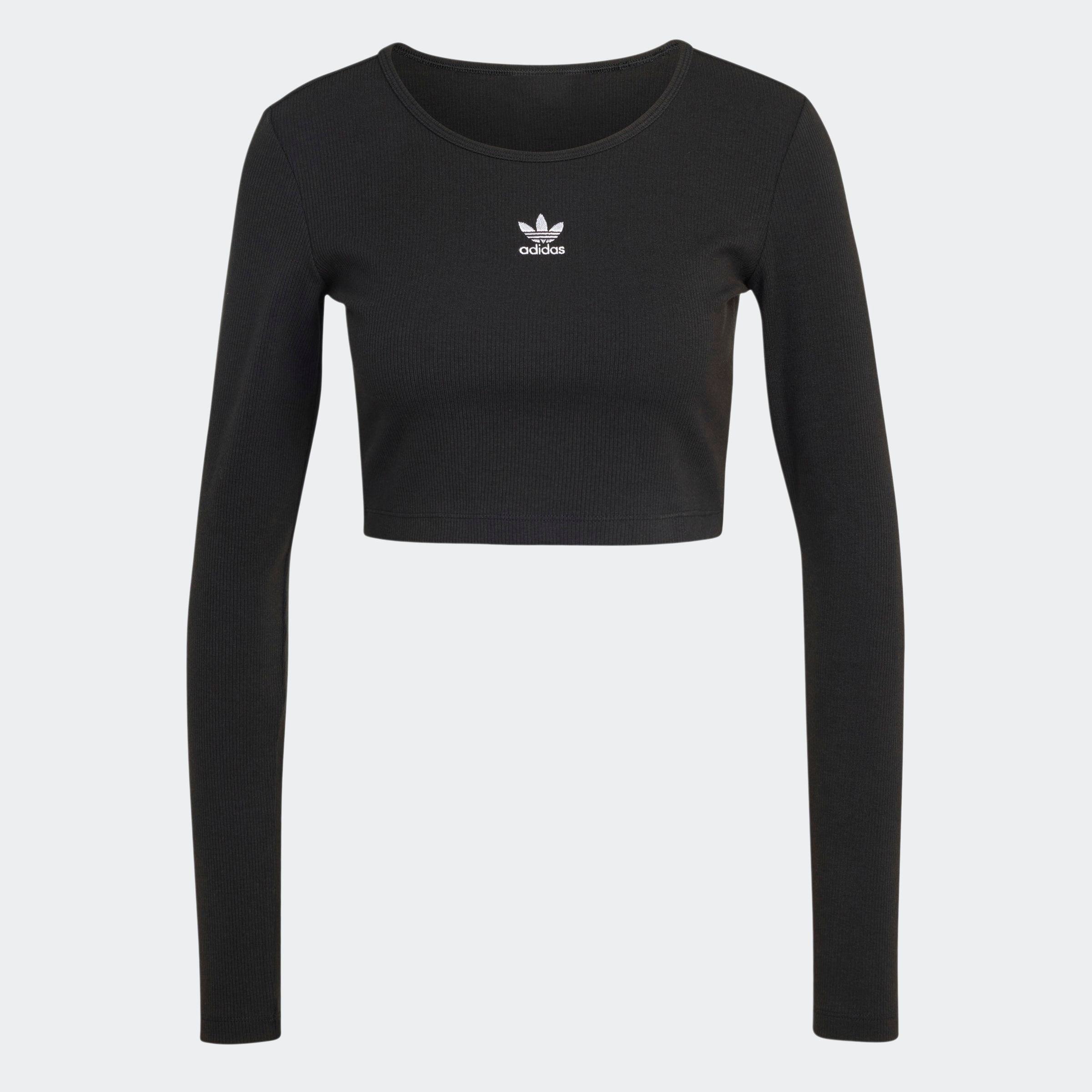 adidas Originals Langarmshirt »ESS CROP LS«