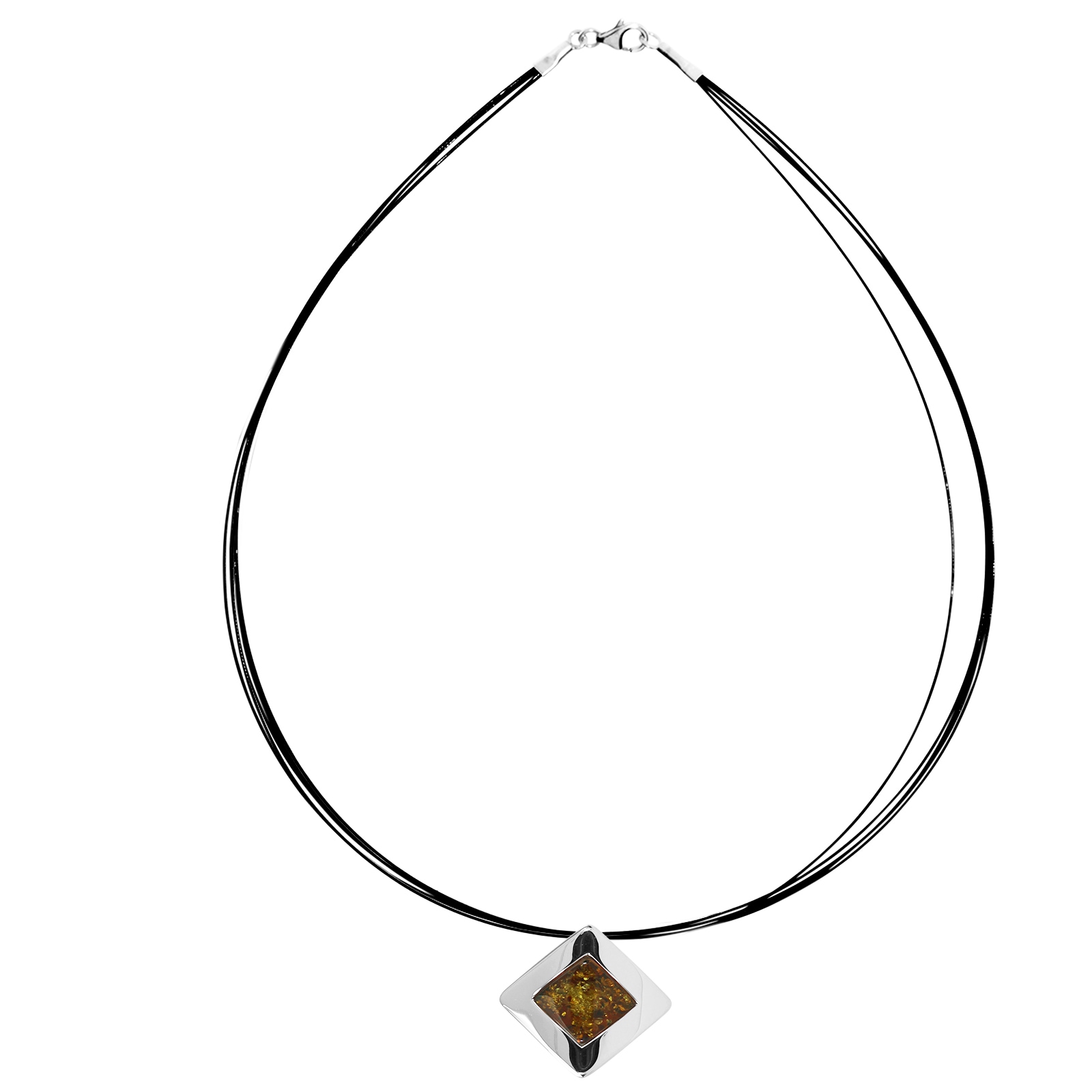 OSTSEE-SCHMUCK Kette mit Anhänger »- Gleiter-Alvina - Silber 925/000 - Bernstein«