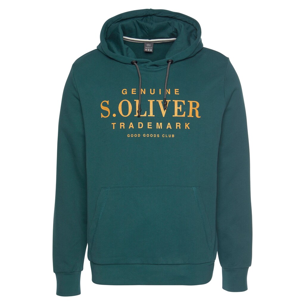 s.Oliver Kapuzensweatshirt, mit Kängurutasche