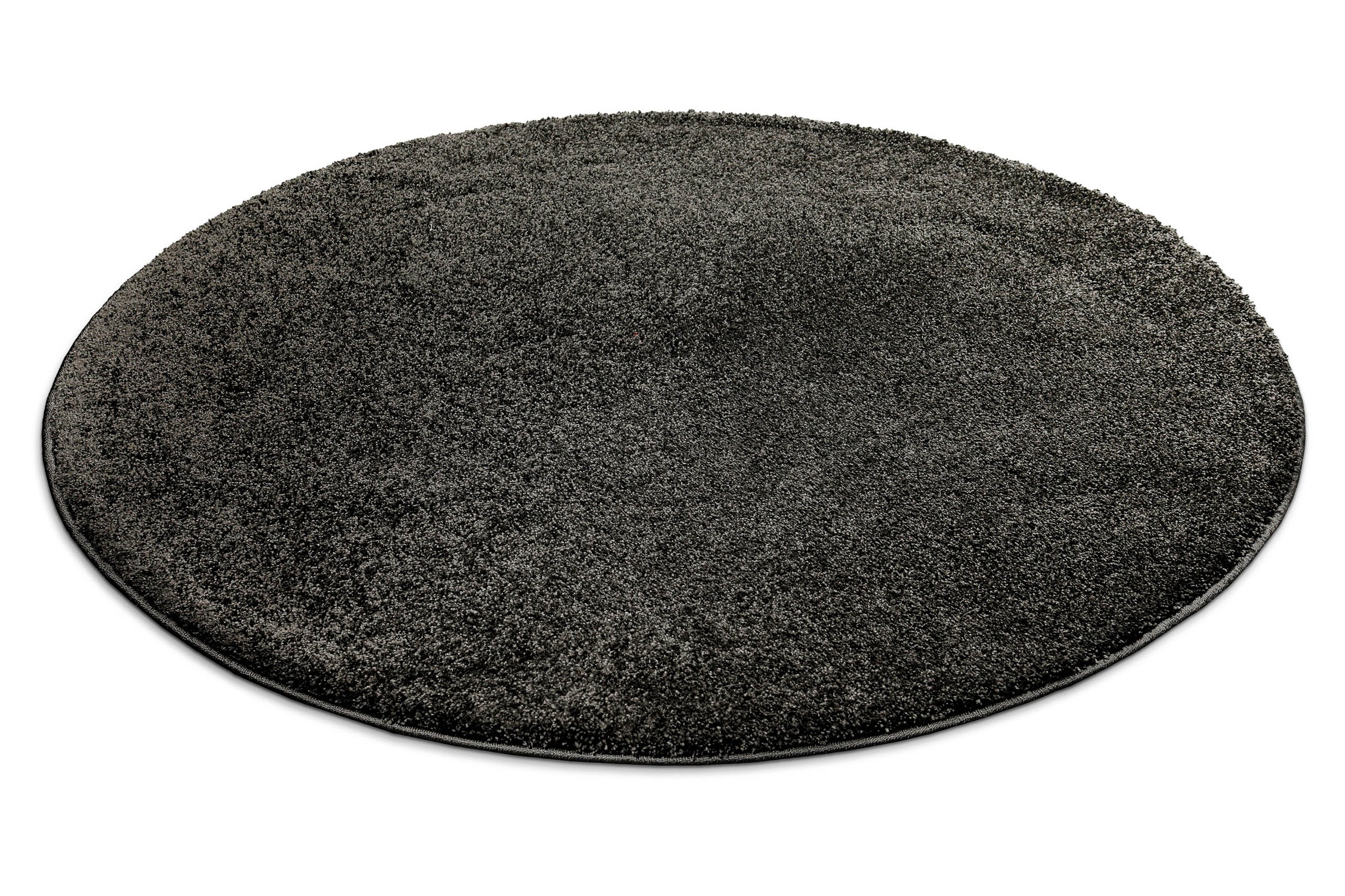 Wecon home Basics Hochflor-Teppich »Nova«, rund, 25 mm Höhe, Shaggy, gewebt, robust, Wohnzimmer, Schlafzimmer