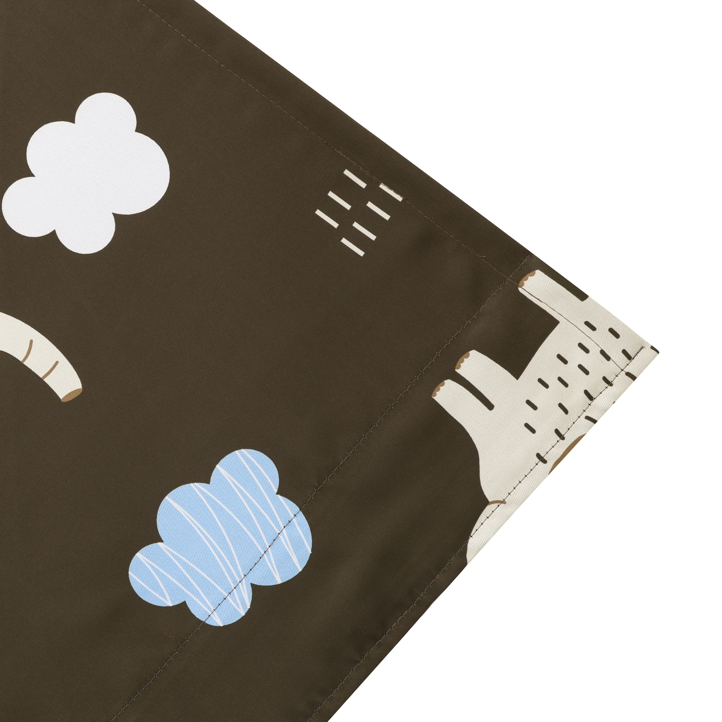 OTTO home Gardine »Maurrice« Multifunktionsband 1 Stk. tlg. Blickdicht, Multifunktionsband, Pflegeleicht, Elefanten Design