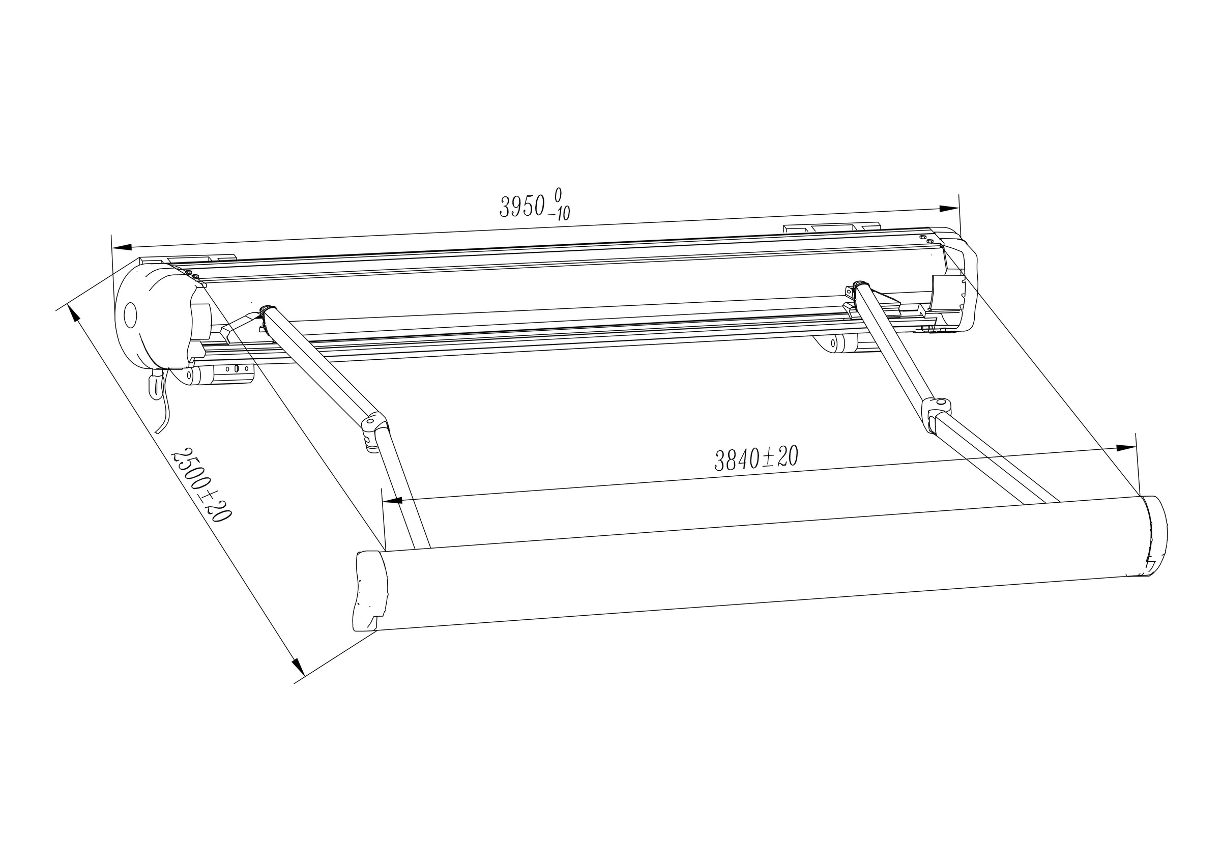 KONIFERA Kassettenmarkise »Madrid Plus« verschiedene Größen