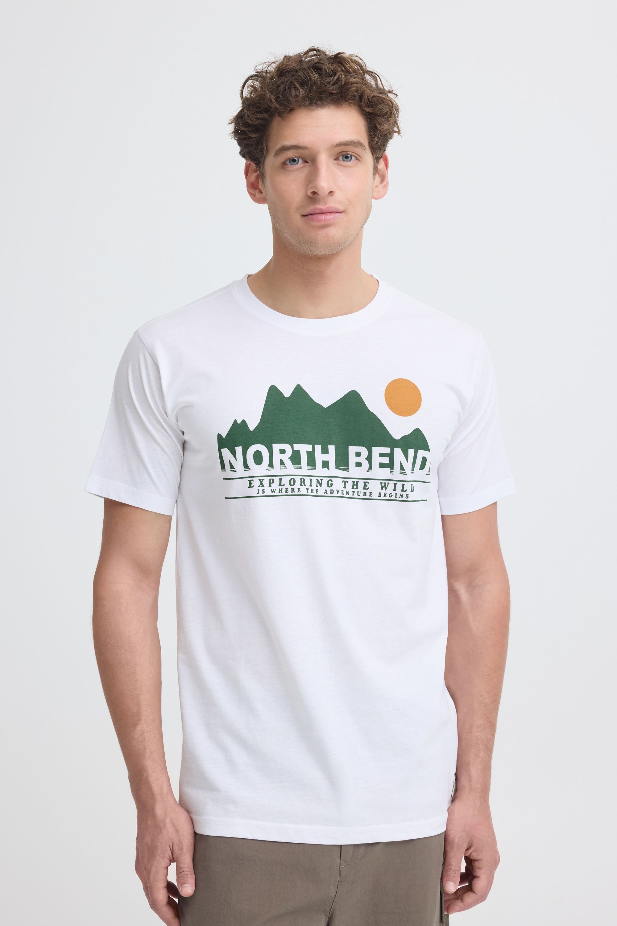 North Bend Rundhalsshirt »Rundhalsshirt NBCash«