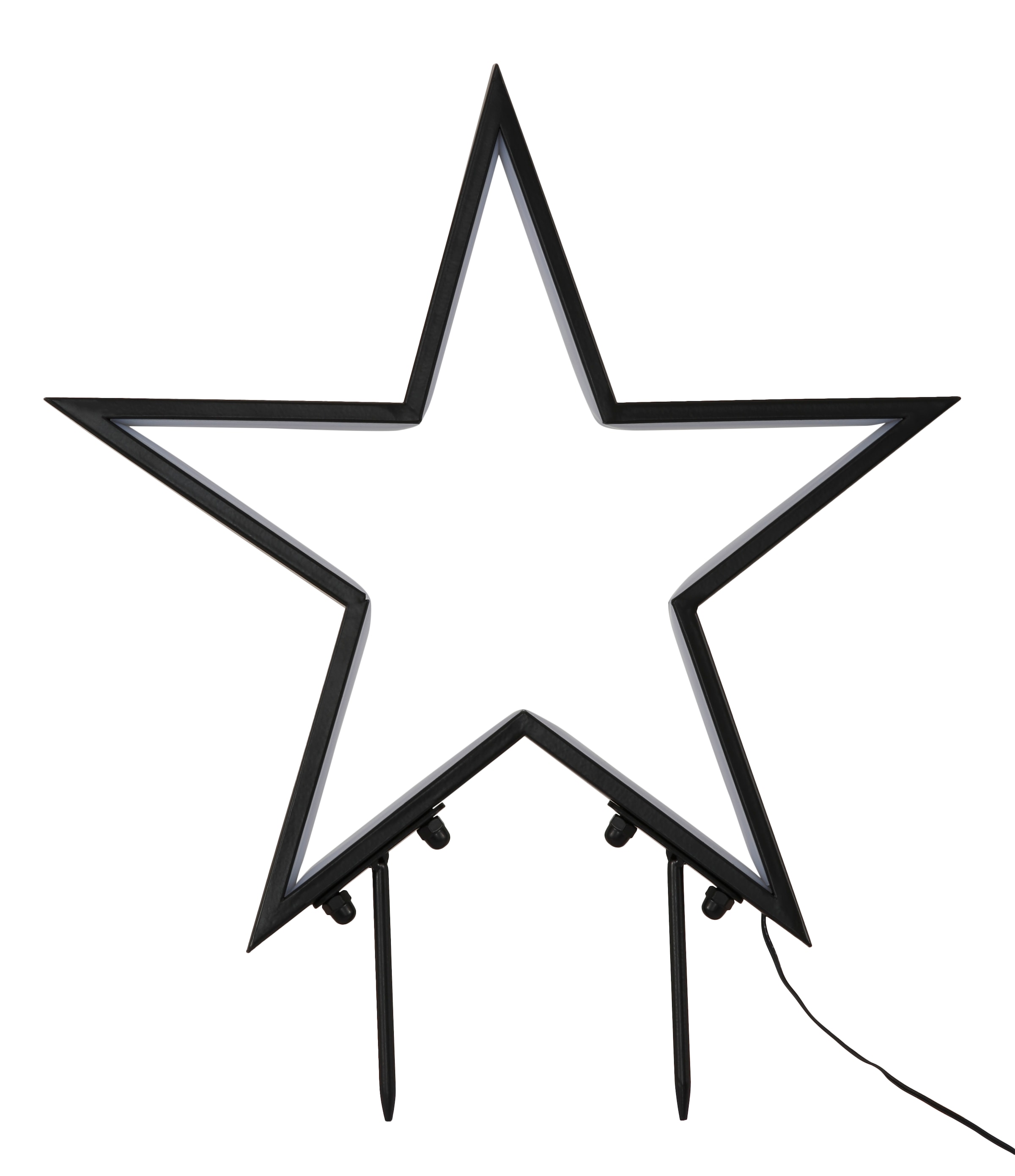 BONETTI LED Stern »Weihnachtsstern«, 180 bei Metall, online aussen und OTTO Weihnachtsdeko flammig-flammig, aus Kunststoff