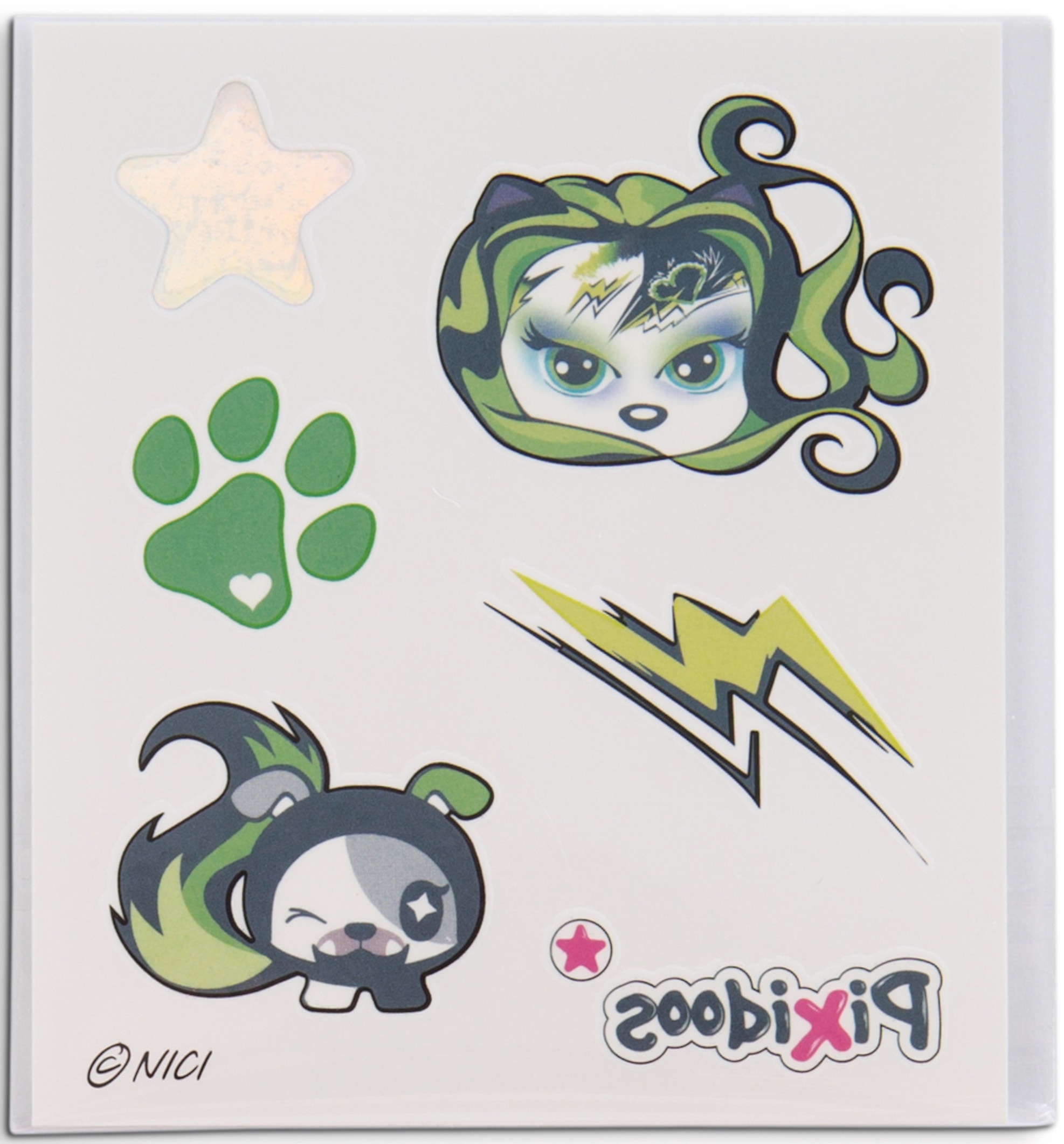 Nici Stoffpuppe »Pixidoos, Bami, 20 cm«, Plüsch-Puppe mit 3-tlg. Zubehör in Geschenkverpackung