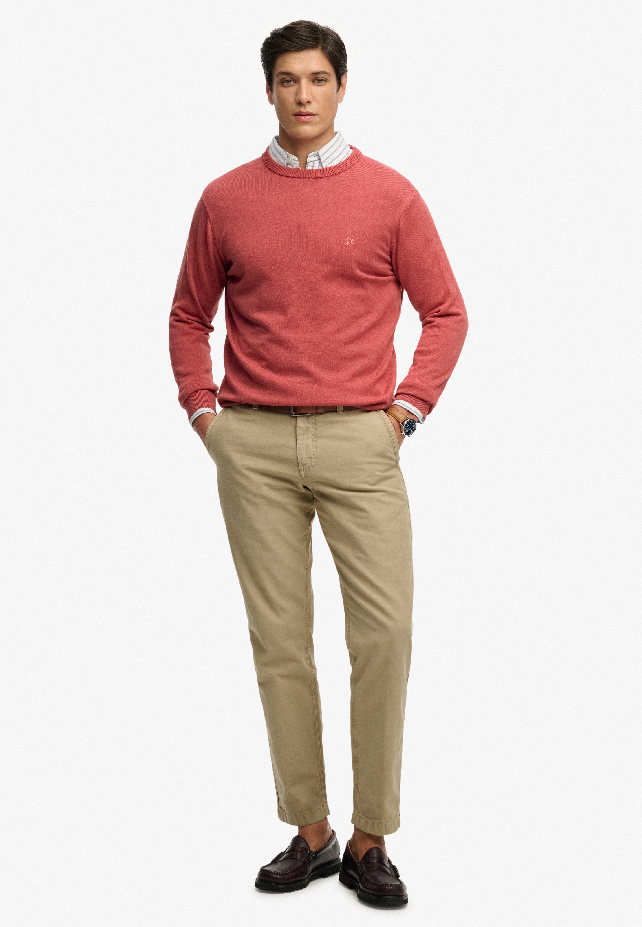 Superdry Strickpullover »ESSENTIALS COTTON JUMPER«