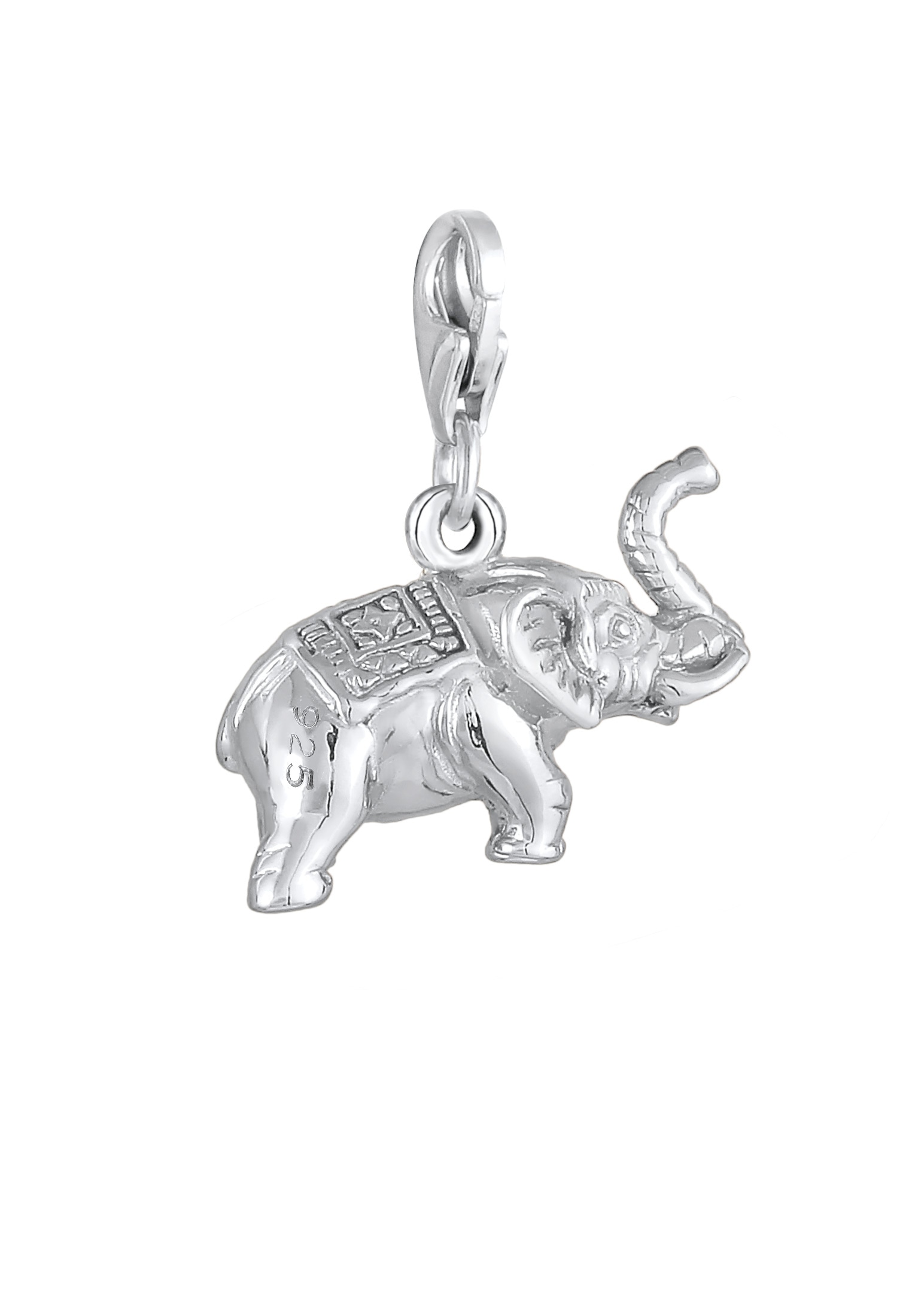Nenalina Charm-Einhänger »Charm Anhänger Elefant Tier Reise Verziert 925 Silber«