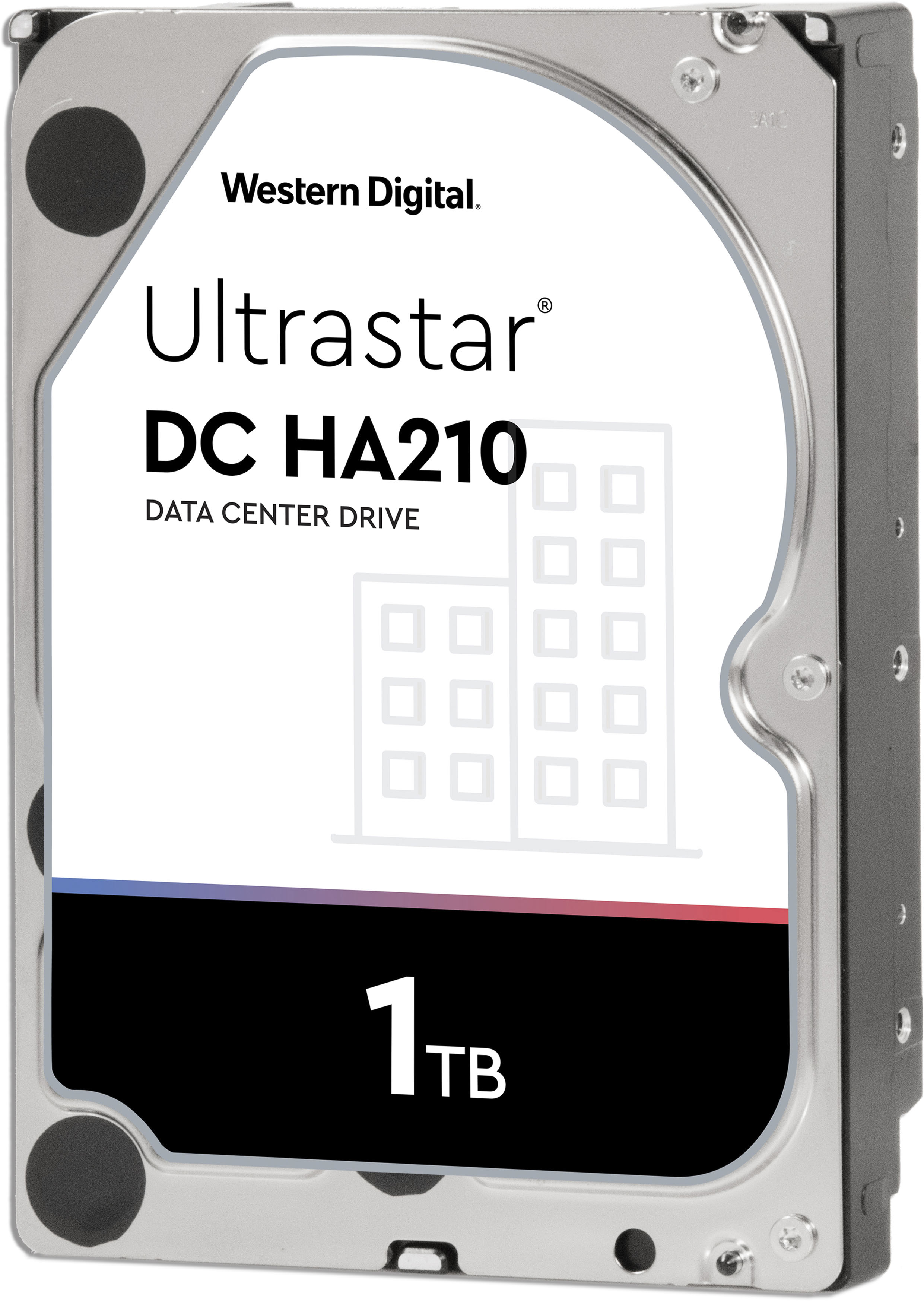 Western Digital HDD-Festplatte »Ultrastar DC HA210 1 TB« 3,5 1 TB Anschluss SATA Bulk in silberfarben, Größe 1 TB