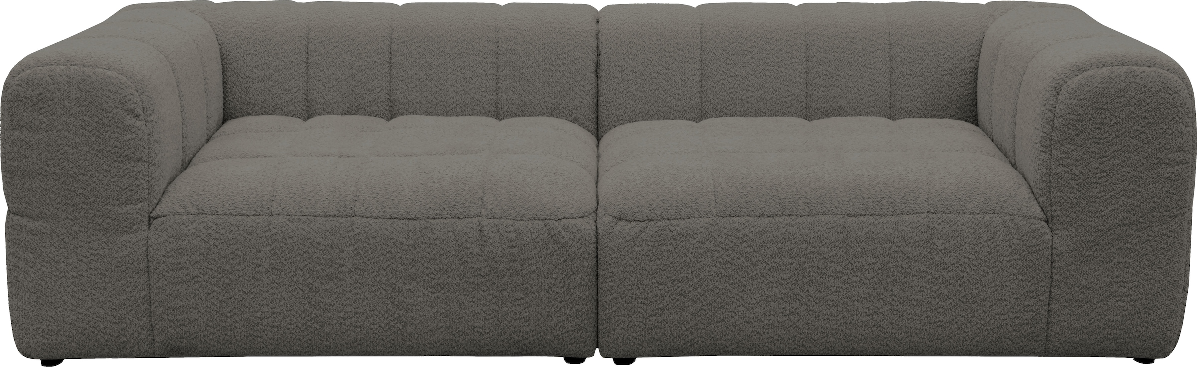 DOMO collection Big-Sofa »800019 Megasofa in 2 Breiten, Kassettensteppung, modern, Federkern«, (2 St.), Bigsofa mit Taschenfederkern und Kassettensteppung