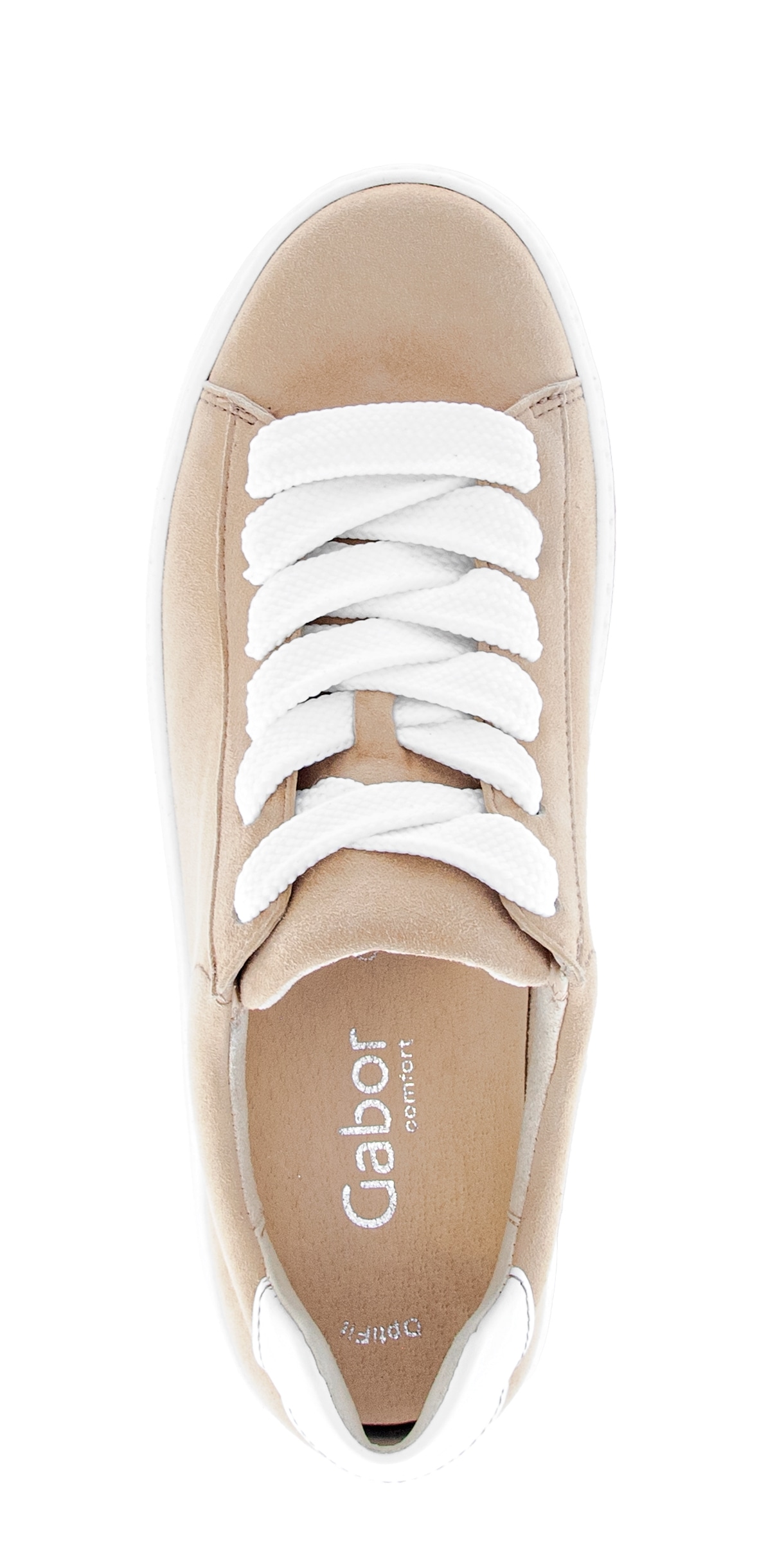 Gabor Plateausneaker »FLORENZ«  , Freizeitschuh, Halbschuh, Schnürschuh, dezente Ziernähte, G-Weite