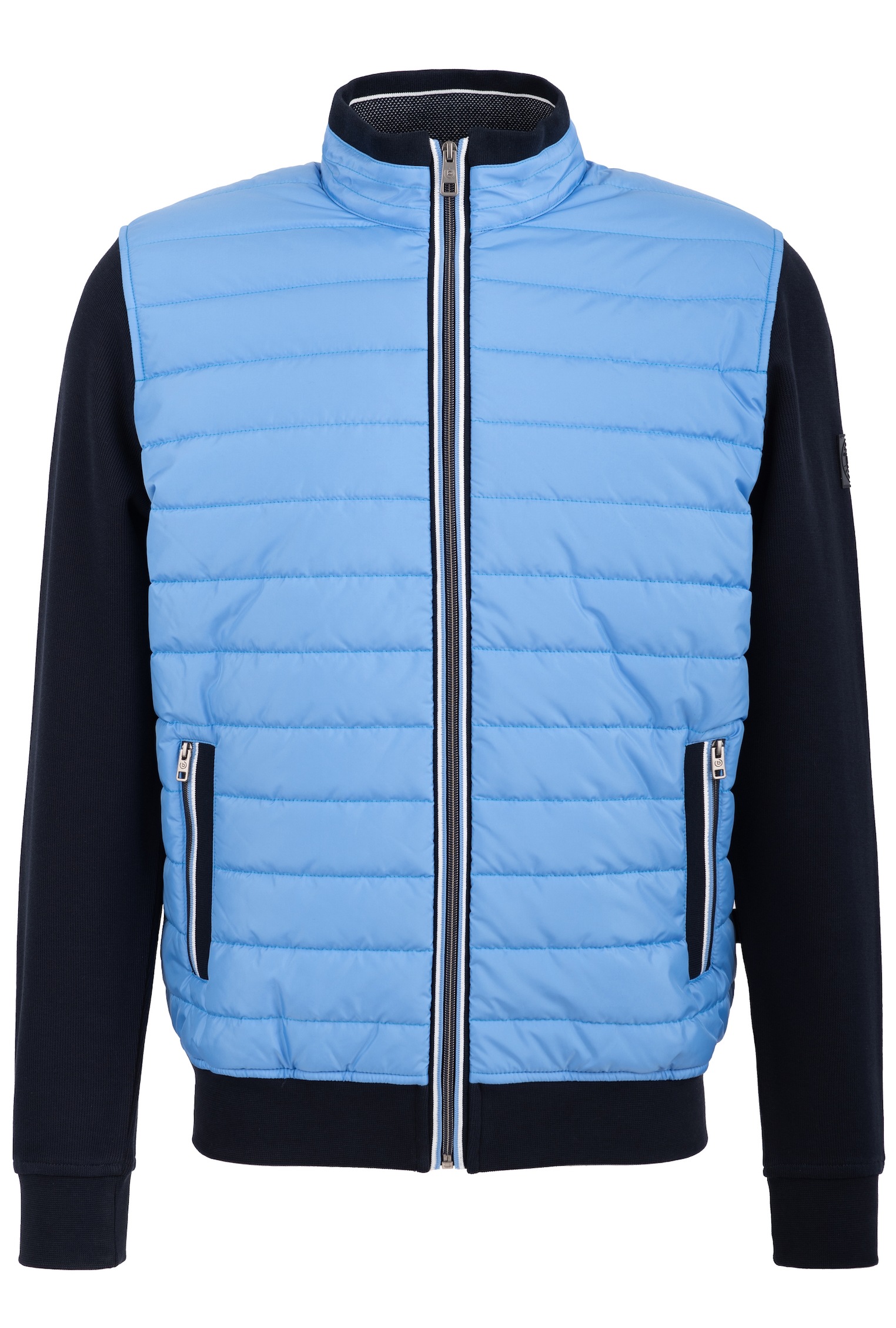 bugatti Sweatjacke, mit Quersteppung
