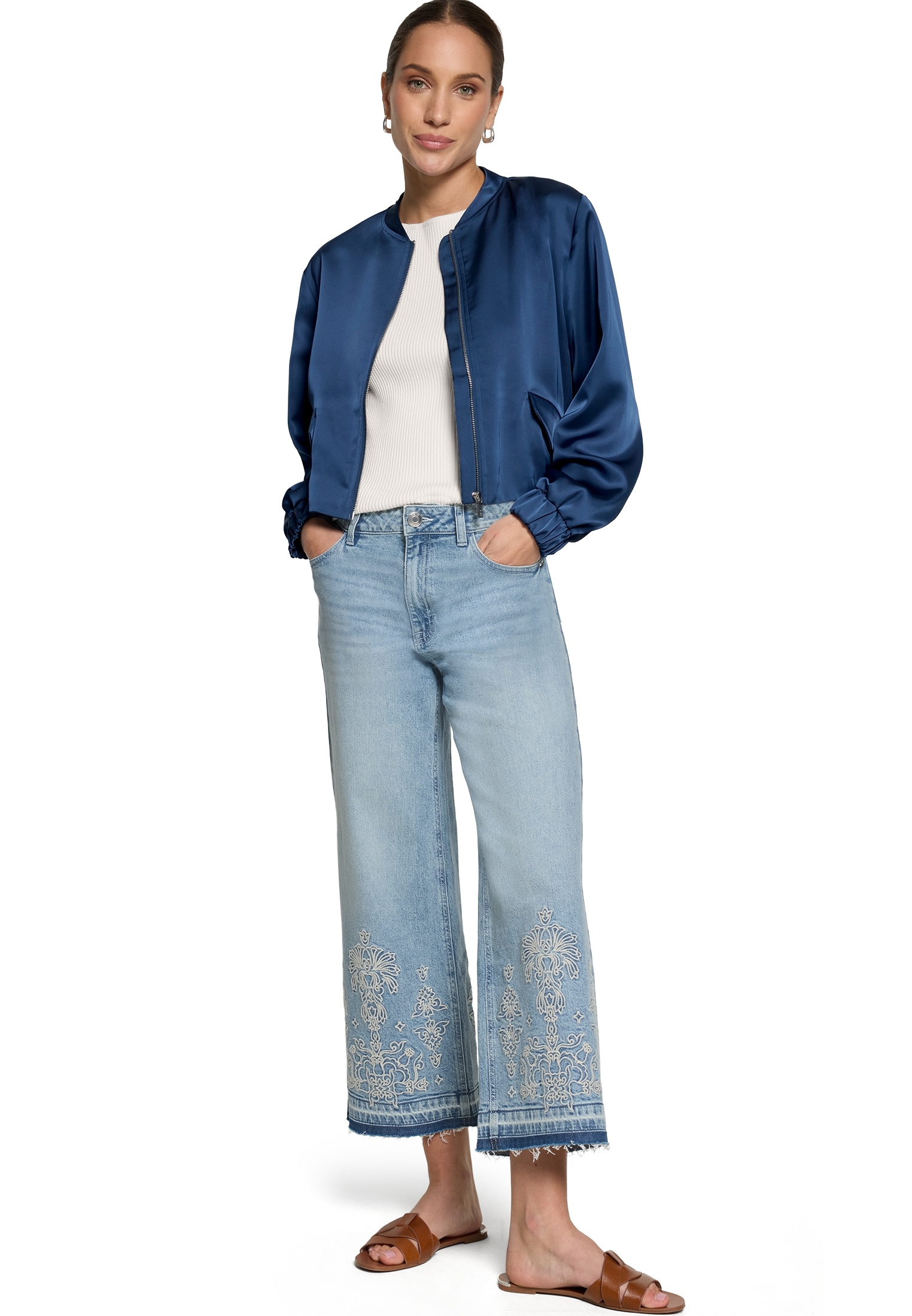 Zero Kurzarmpullover »Strick-Top ohne Arm«