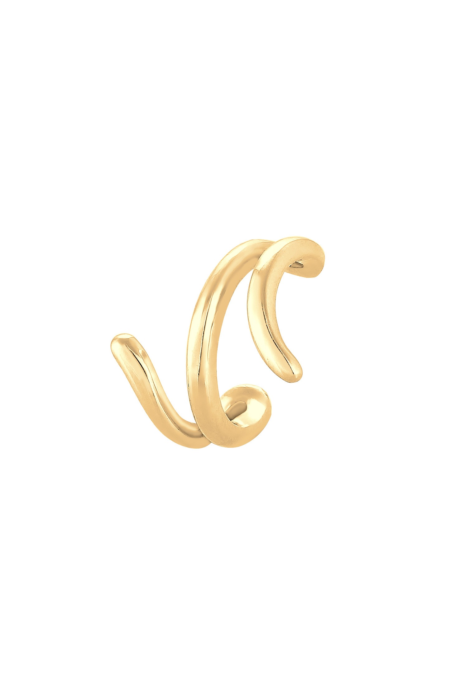 Elli Ohrklemme »Ohrringe Earcuff Ohrklemme Welle 925er Silber«