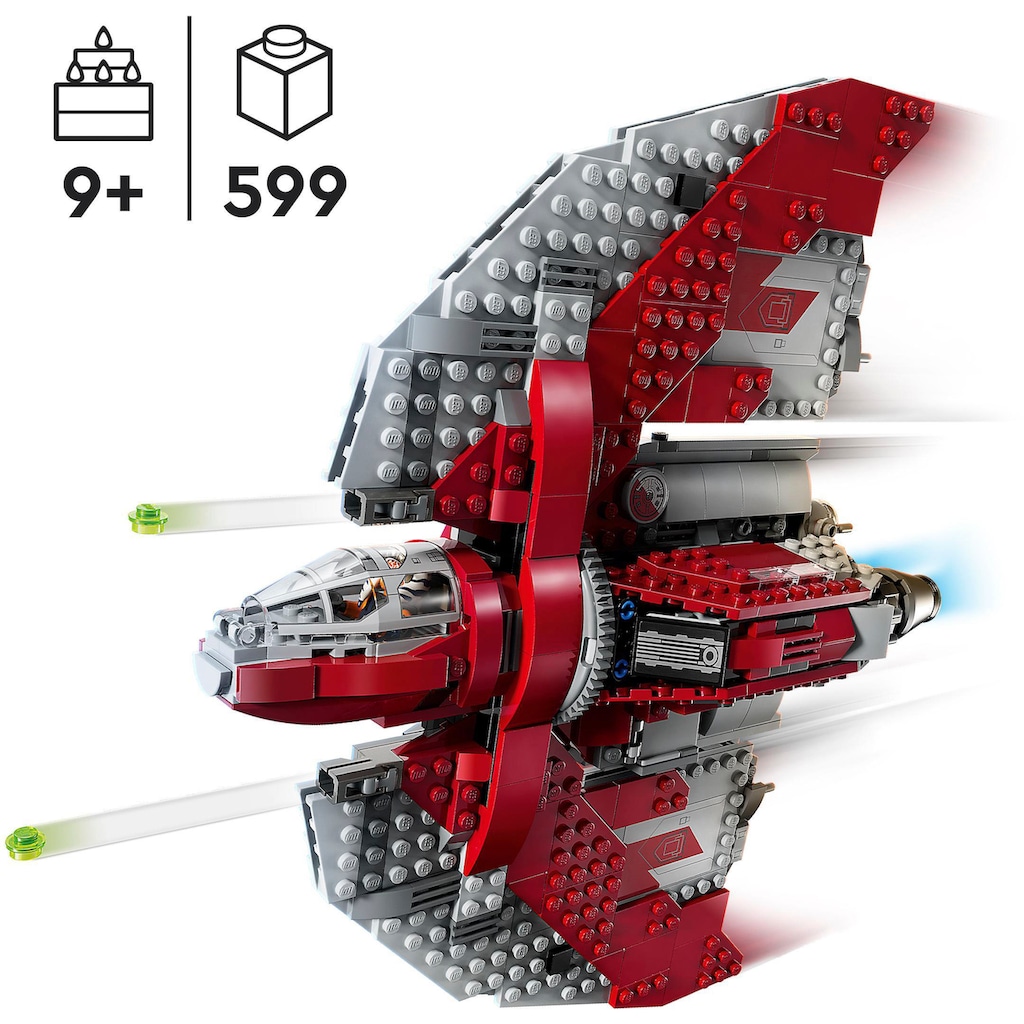 LEGO® Konstruktionsspielsteine »Ahsoka Tanos T-6 Jedi Shuttle (75362), LEGO® Star Wars™«, (601 St.)