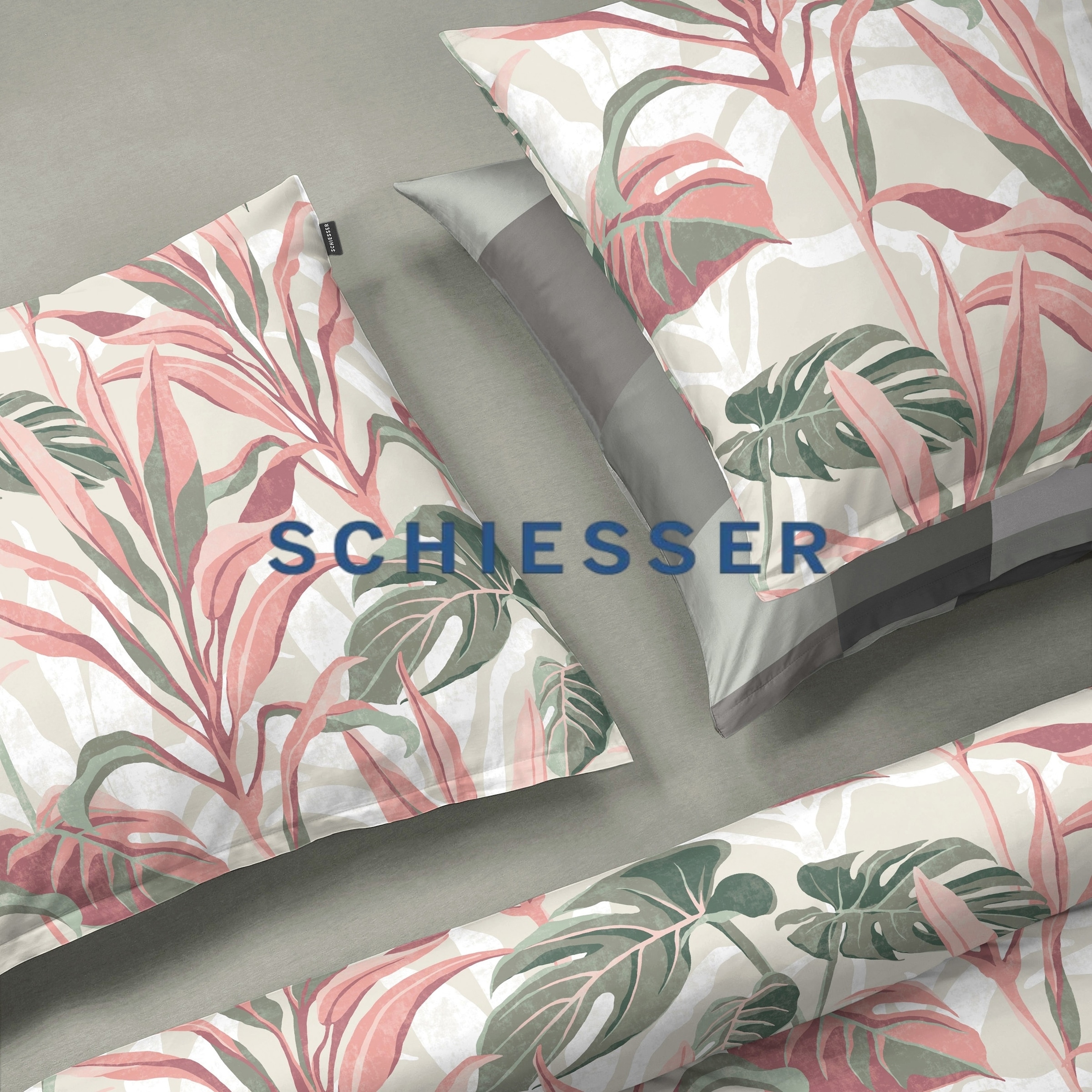 Schiesser Bettwäsche »Camilla aus weicher Baumwolle mit floralem Muster« 2 MADE IN GREEN by OEKO-TEX®