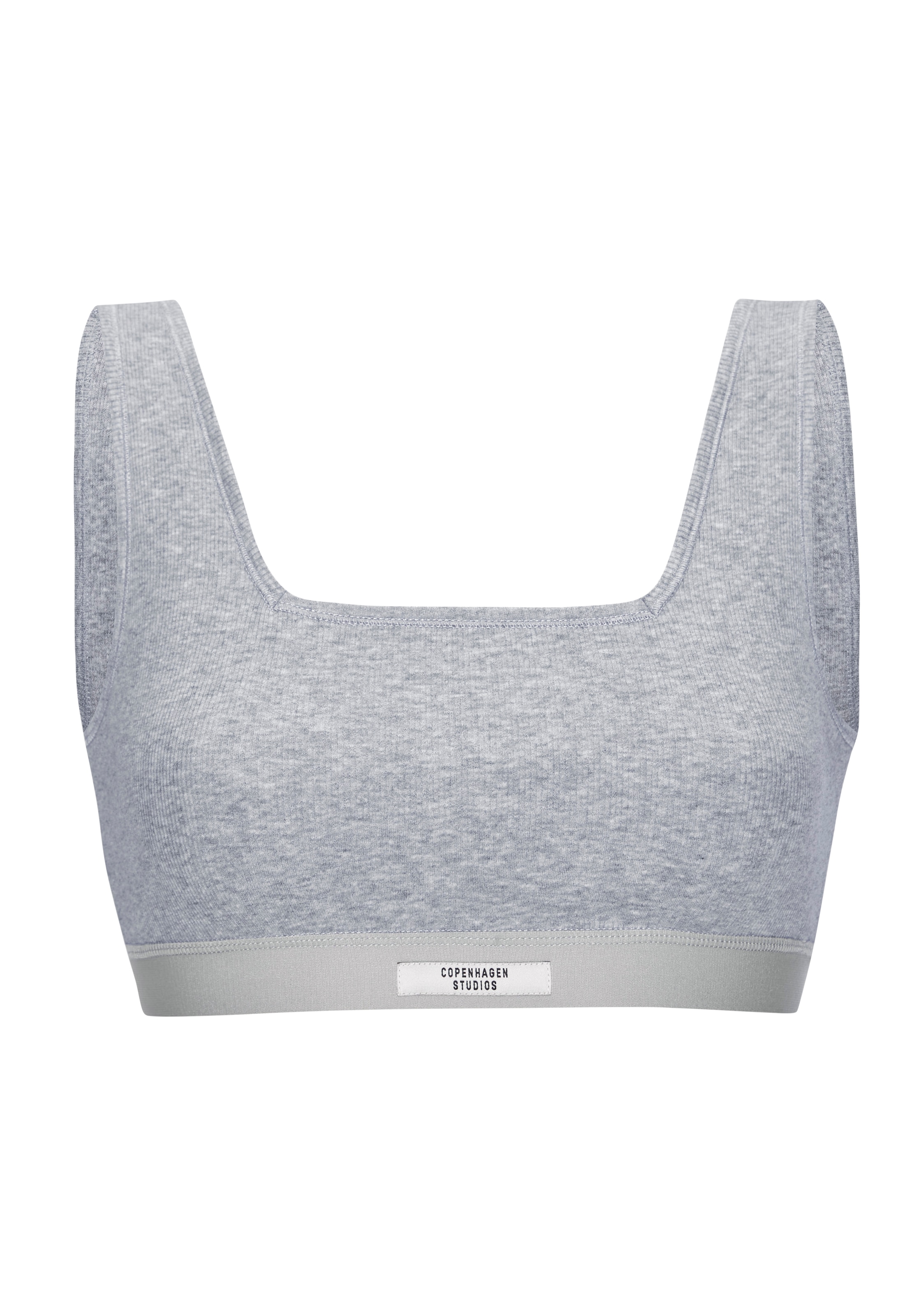 Copenhagen Studios Bustier aus elastischer Baumwoll-Ripp-Qualität