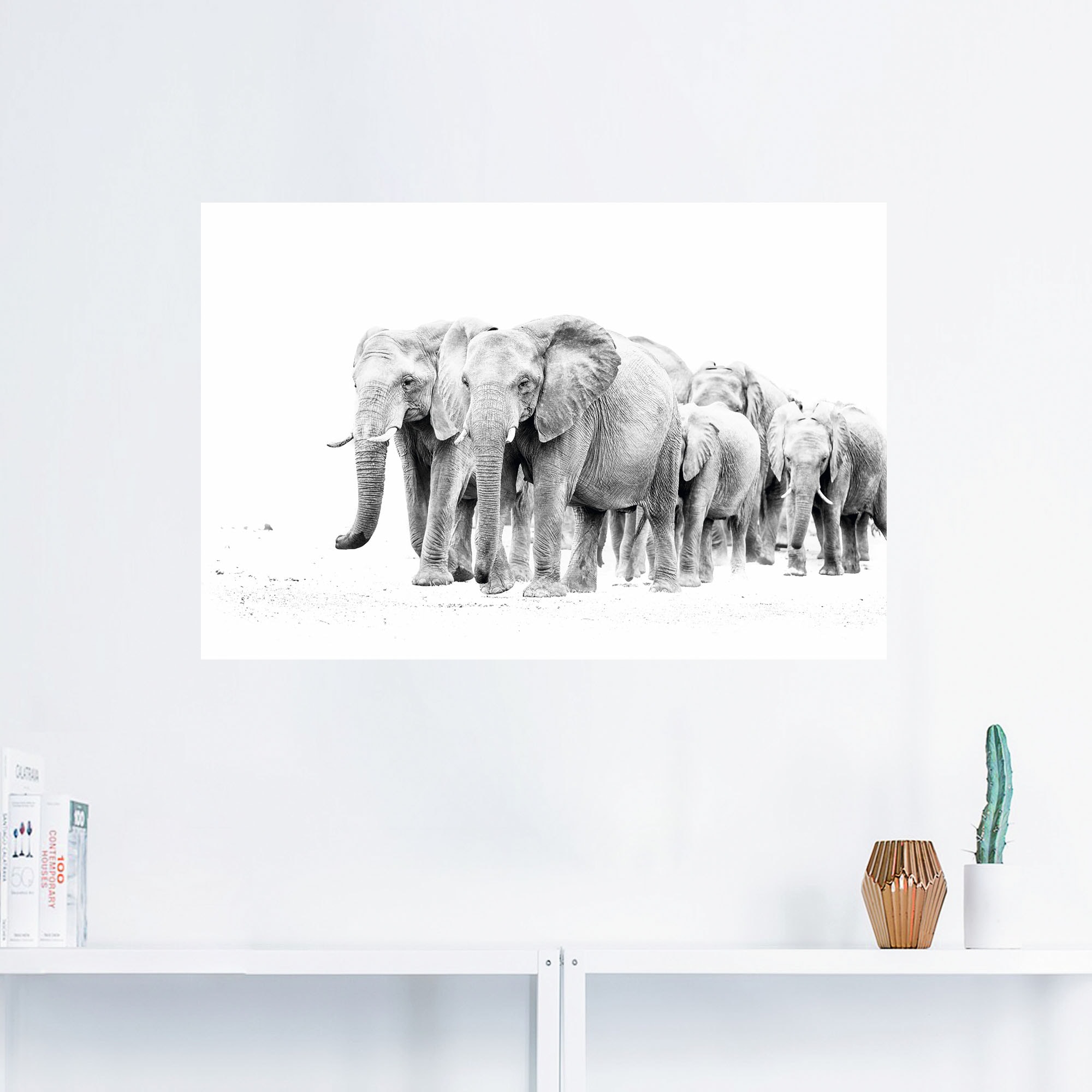 Artland Wandbild »Karawane der Eefanten«, Elefanten Bilder, (1 St.), als  Alubild, Leinwandbild, Wandaufkleber oder Poster in versch. Größen kaufen  online bei OTTO
