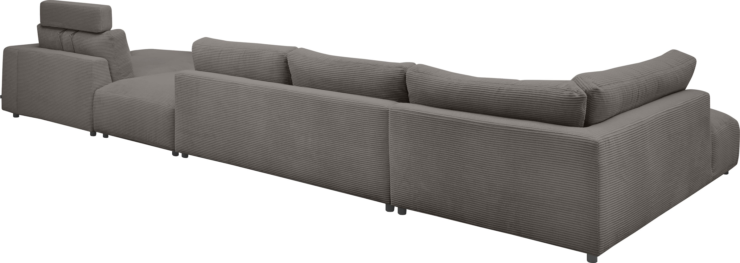 Musterring Wohnlandschaft »Lucia U-Form« Cord-Bezug, inklusive Kopfstütze, Gesamtbreite 524 cm