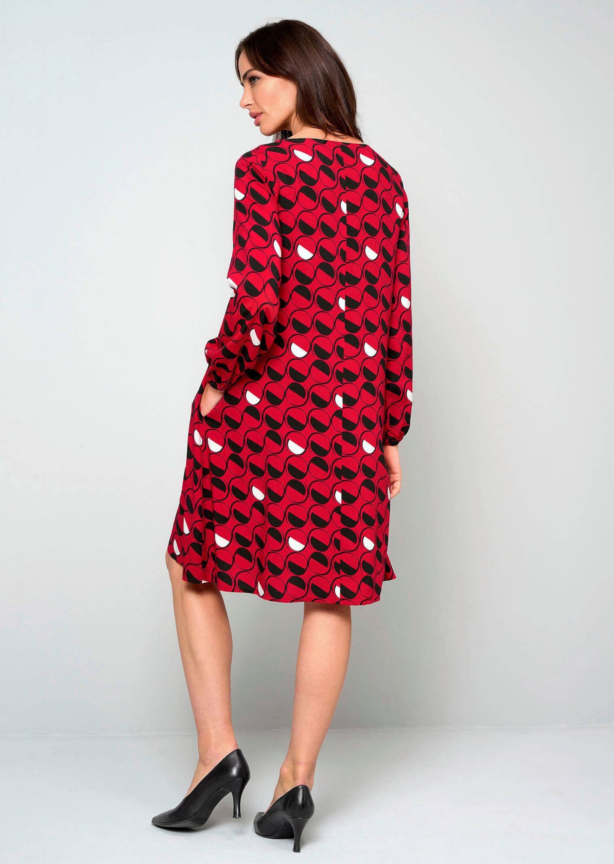 Alba Moda Druckkleid »Kleid Kleid mit grafischem Dessin«