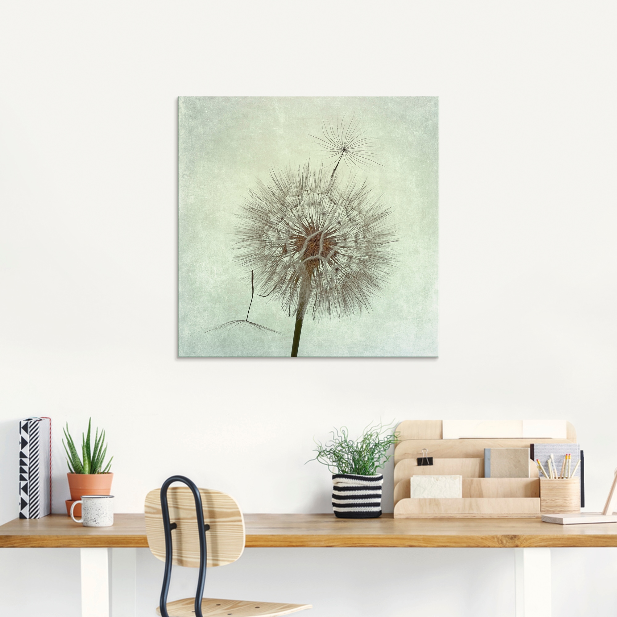 Artland Glasbild »Pusteblume II«, Blumen, (1 St.), in verschiedenen Größen
