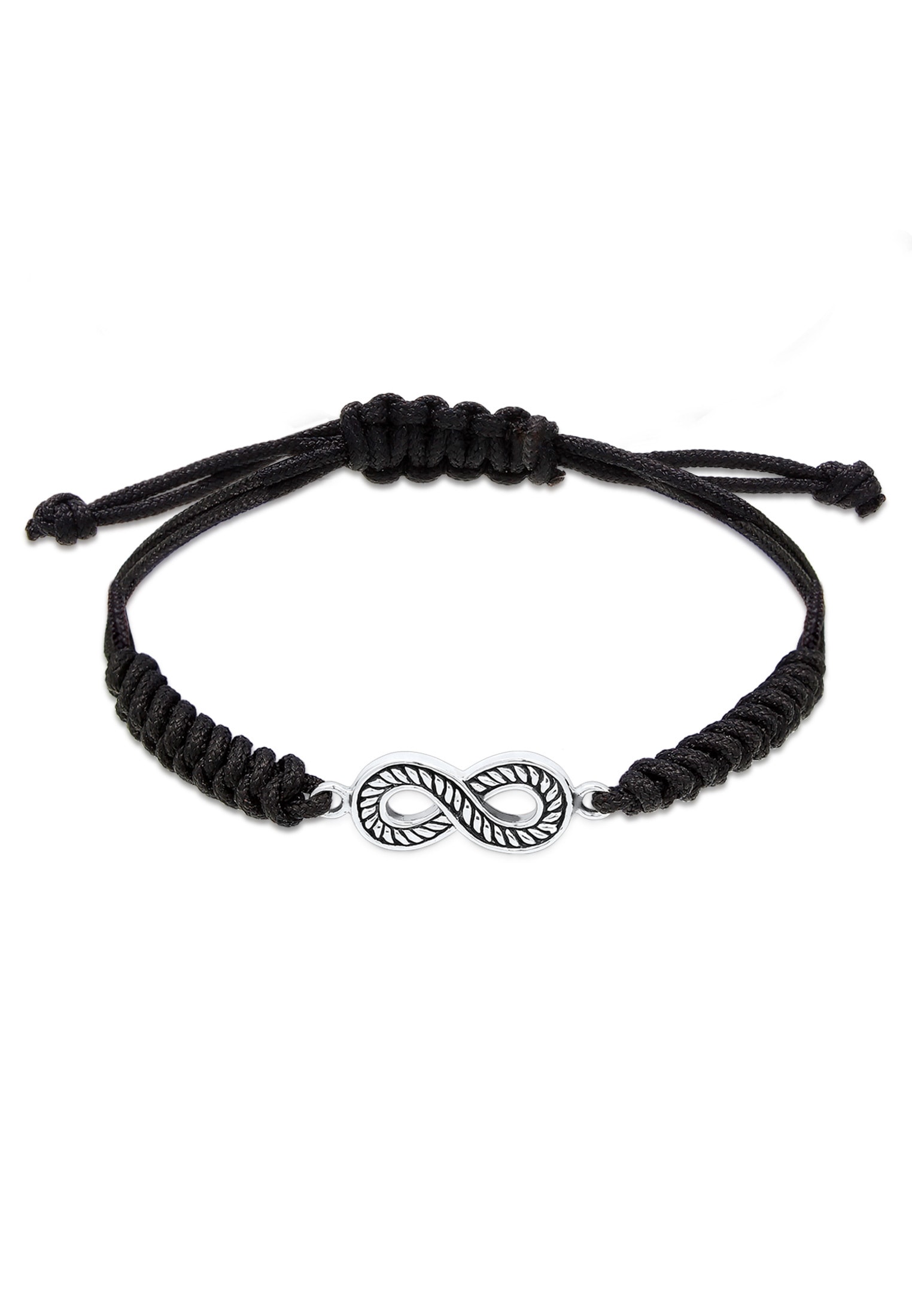 Armkette »Armband Herren mit Infinity Symbol Oxidiert 925 Silber«