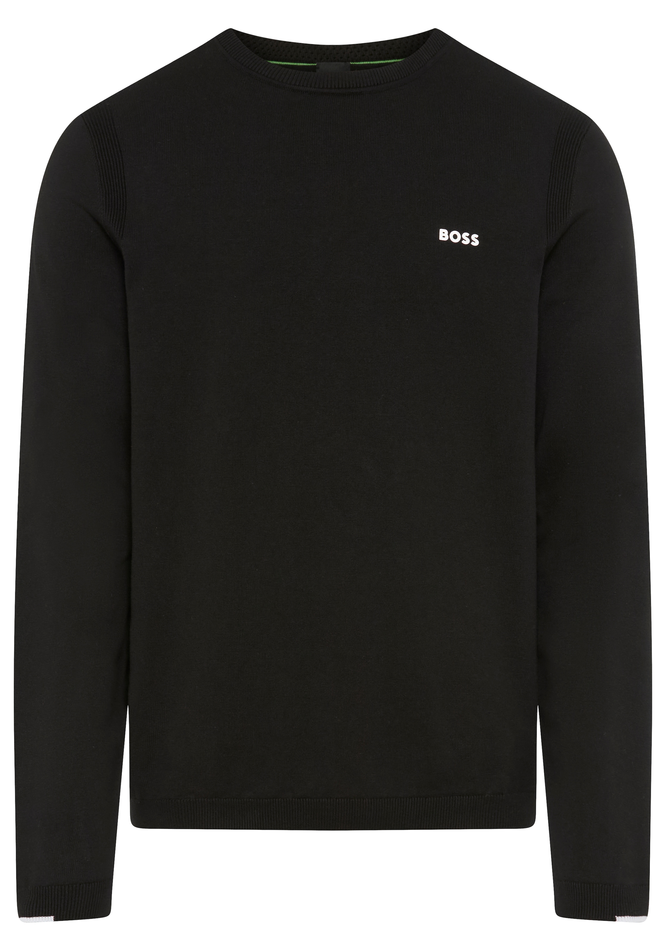 BOSS GREEN Rundhalspullover »K Ever-X CN«, mit Logo-Schriftzug
