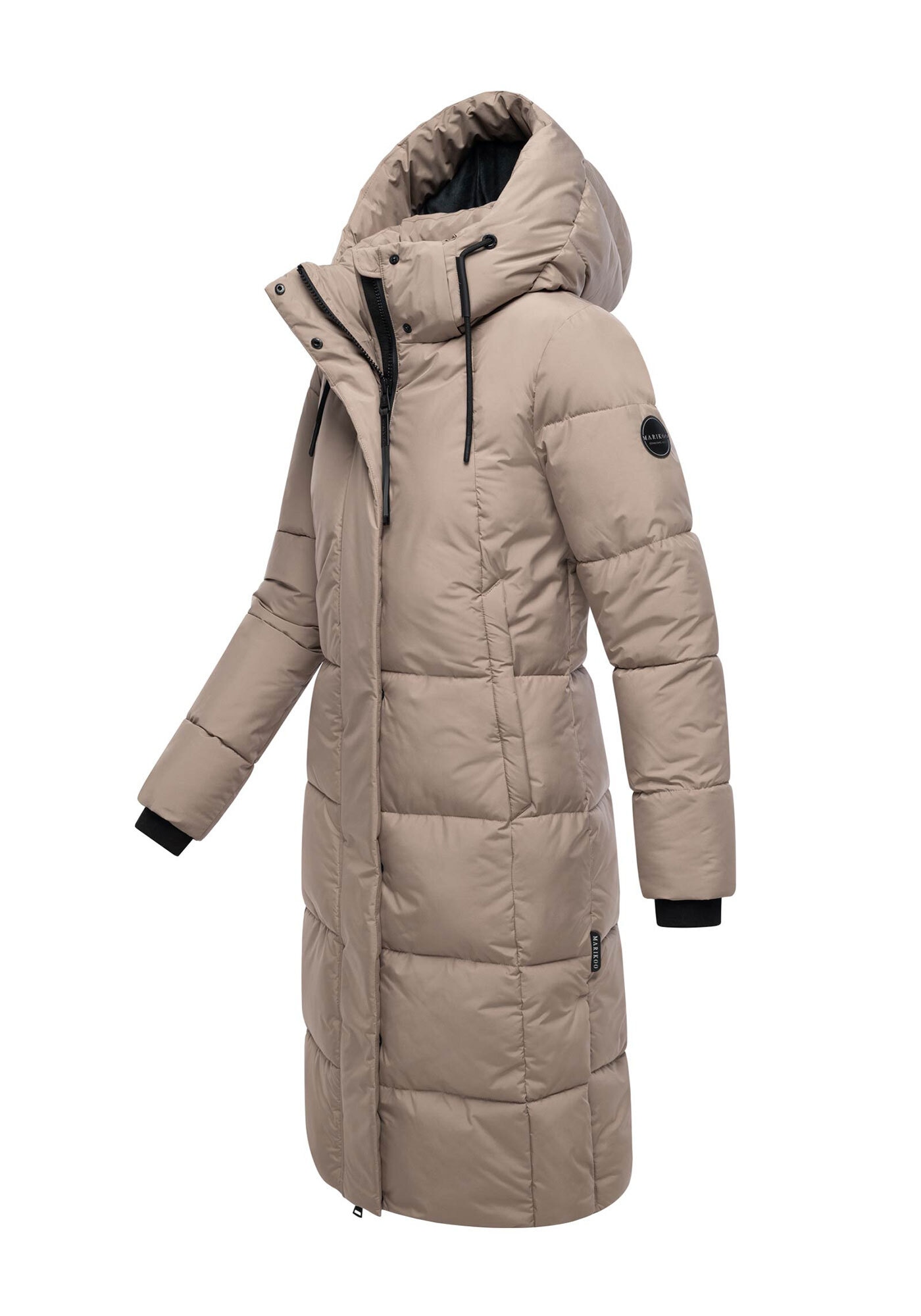Marikoo Winterjacke »Marikoo Chumanii Damen Herbst Winter Steppmantel Parka lang N057«