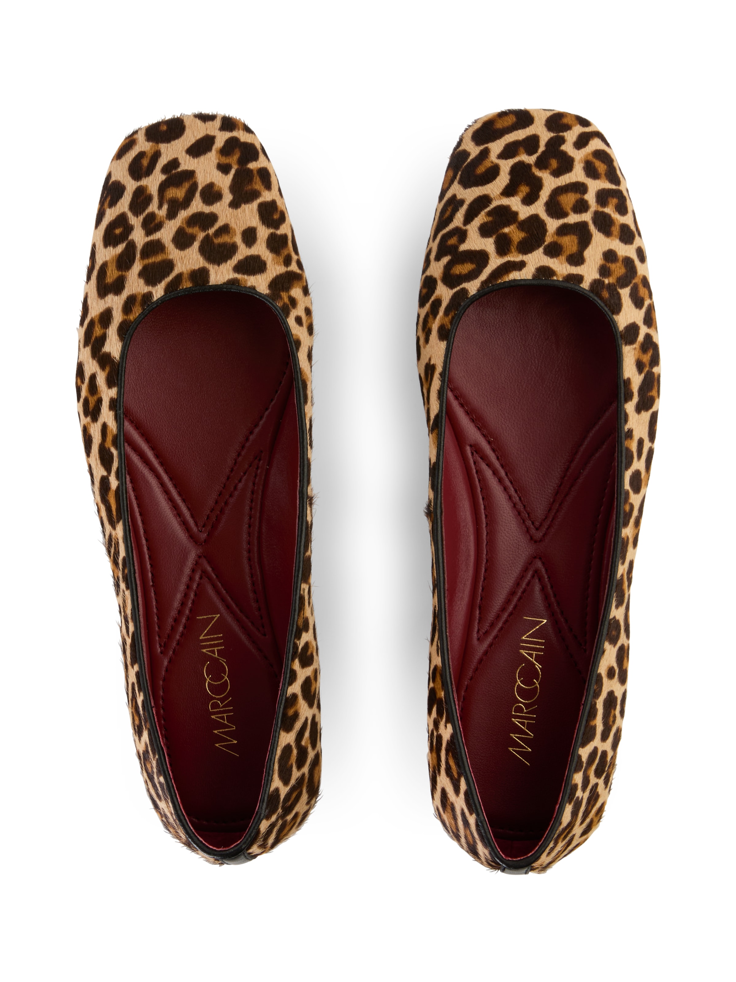 Marc Cain Ballerina »Collections Feminine Rigour«, Leo Schuh, Flats in modischer Form