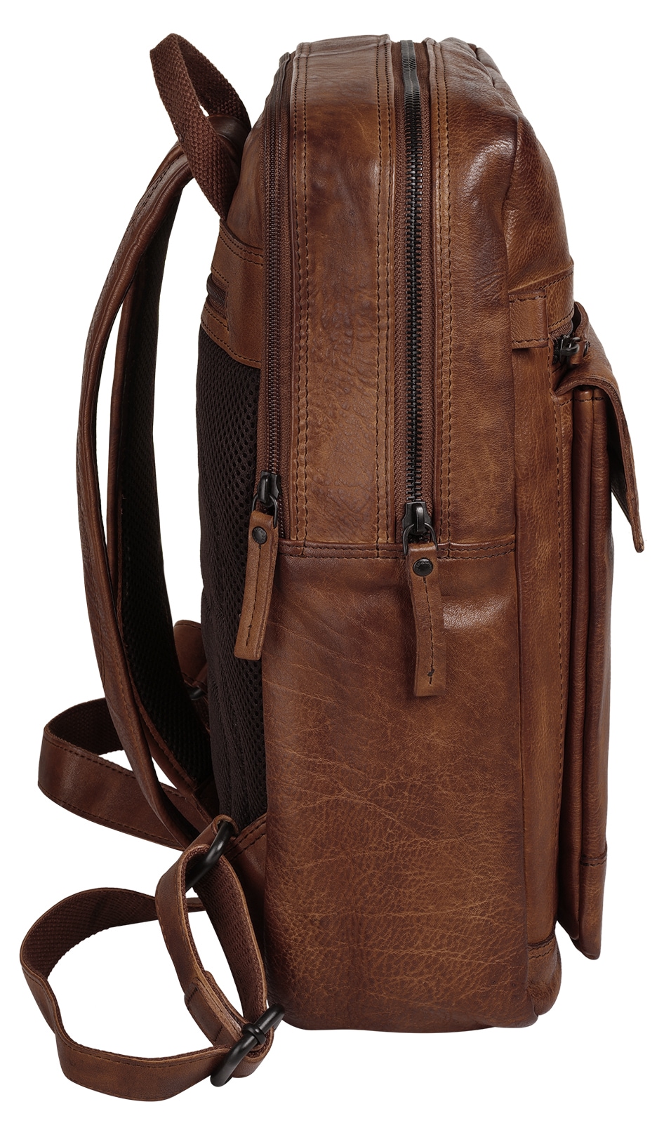 Spikes & Sparrow Laptoprucksack echt Leder