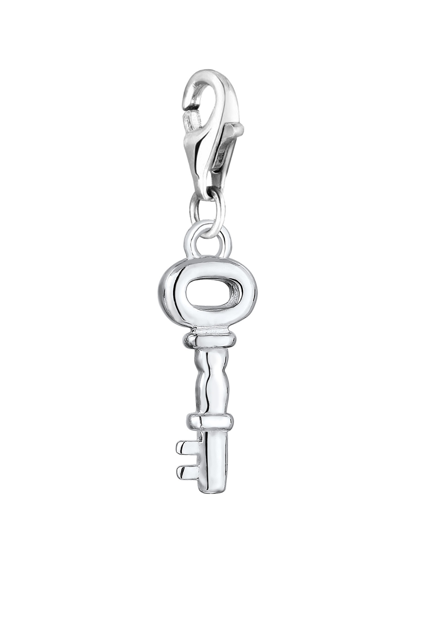 Nenalina Charm-Einhänger »Charm Anhänger Schlüssel Zum Herzen Symbol 925 Silber«