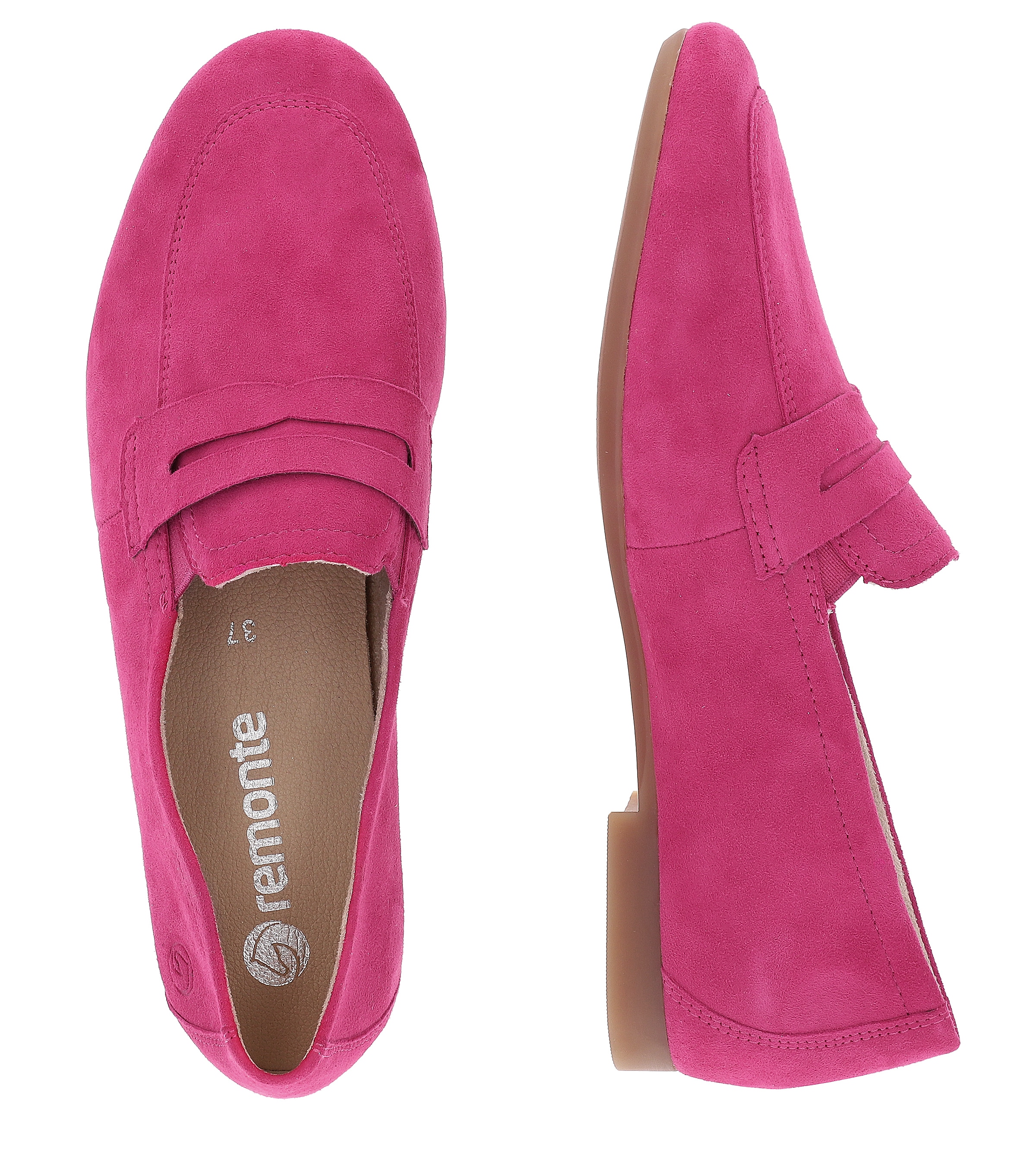 Remonte Loafer, Slipper, Businness Schuh mit praktischem Gummizug