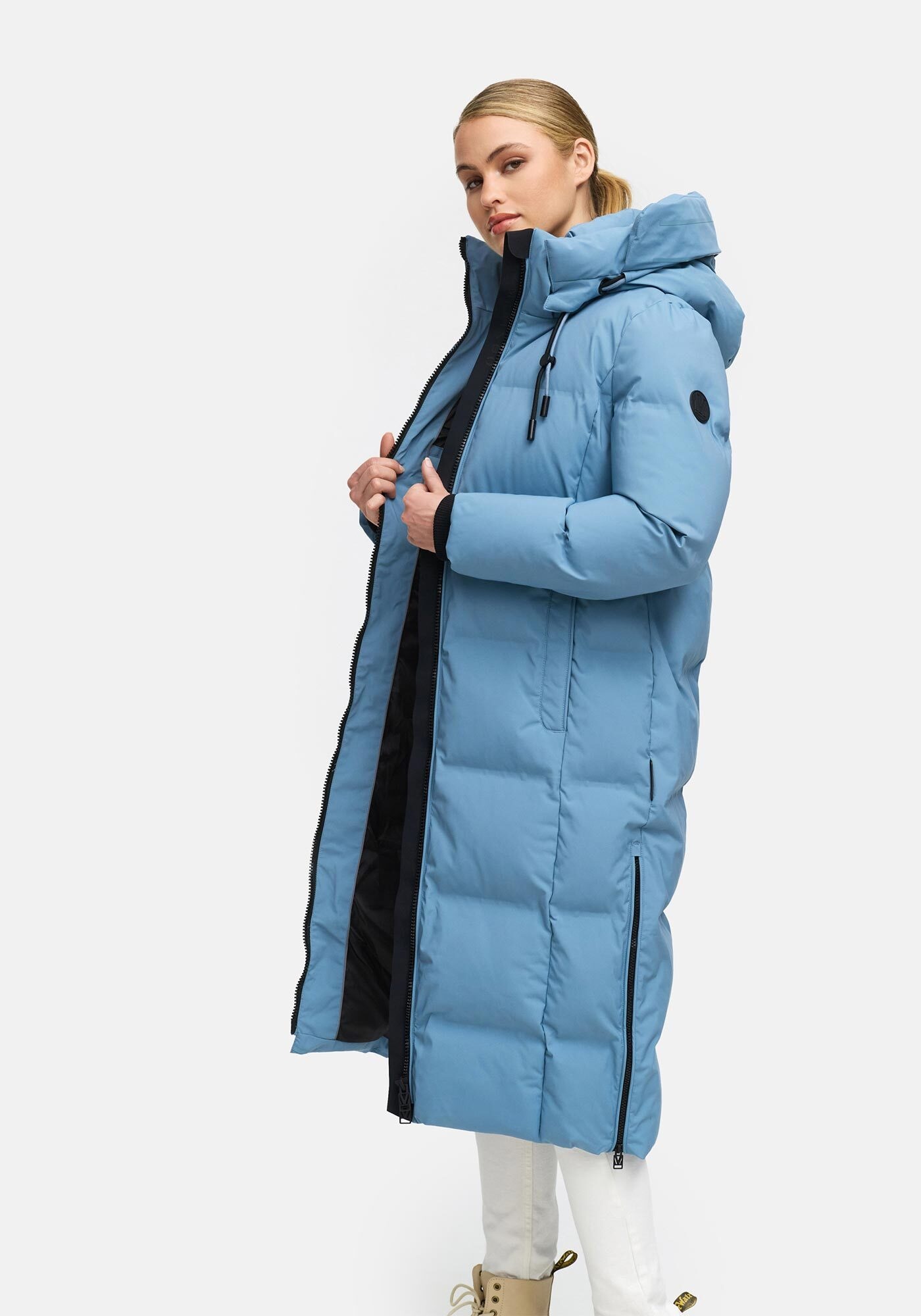 Marikoo Winterjacke »Marikoo Tikoraa Damen lange Winterjacke Steppjacke N102«