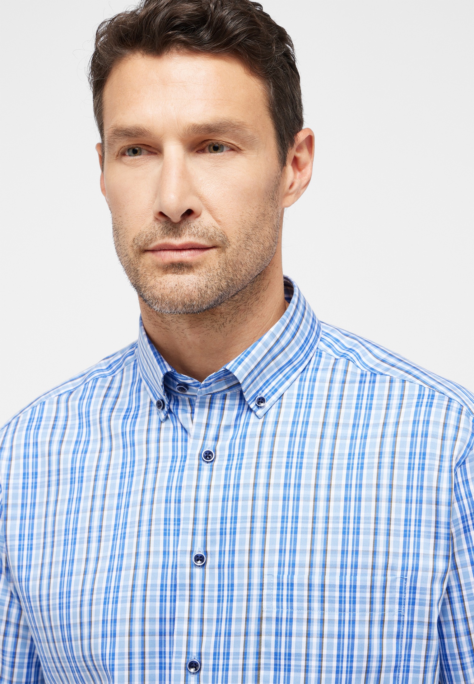 Eterna Langarmhemd »MODERN FIT« NON IRON (bügelfrei)