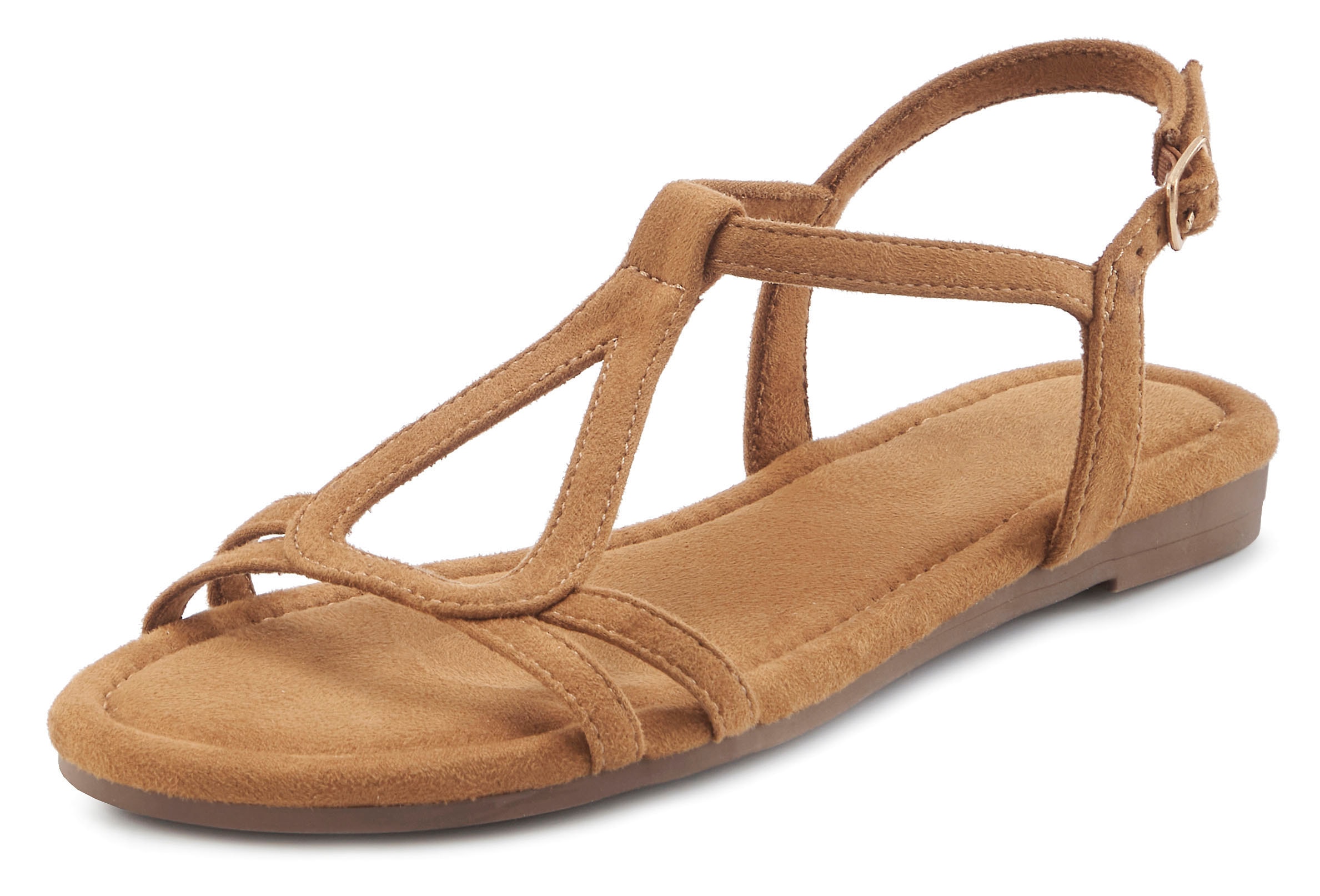 Vivance Sandale »Sandalette, offener Schuh, Sommerschuh«  aus weichem Material VEGAN