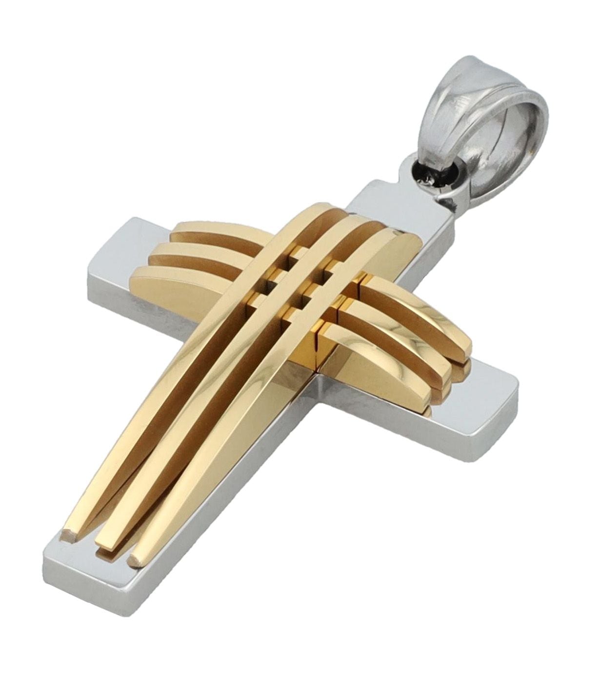 Adelia´s Kreuzanhänger »Herren Anhänger ¿ Kreuzanhänger aus Edelstahl«