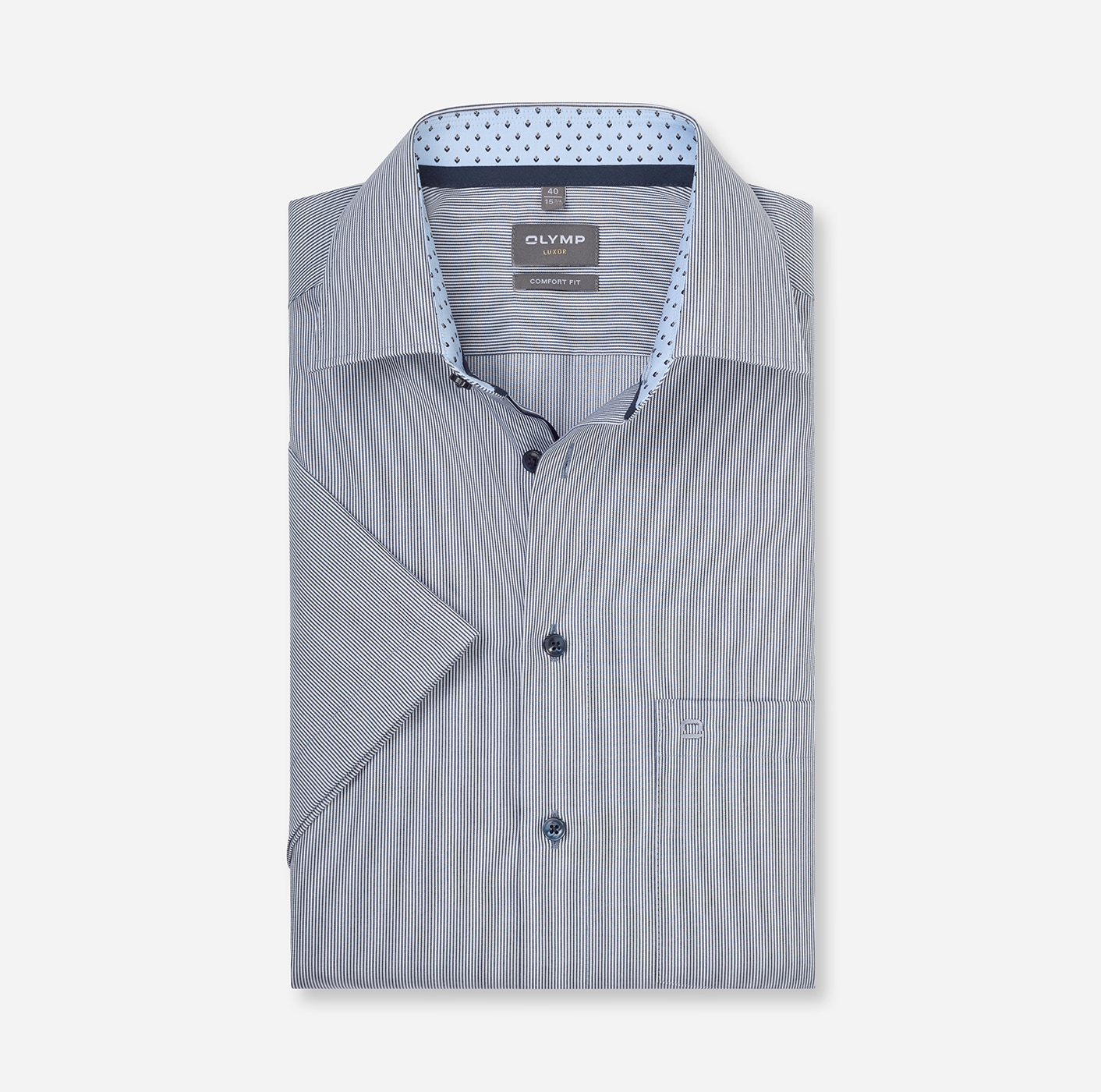 OLYMP Kurzarmhemd »Luxor« Businesshemd, comfort fit, New-Kentkragen