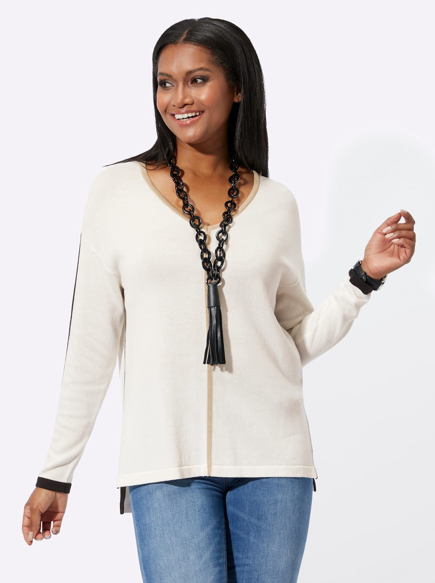 Inspirationen Strickpullover »Langarm-Pullover«