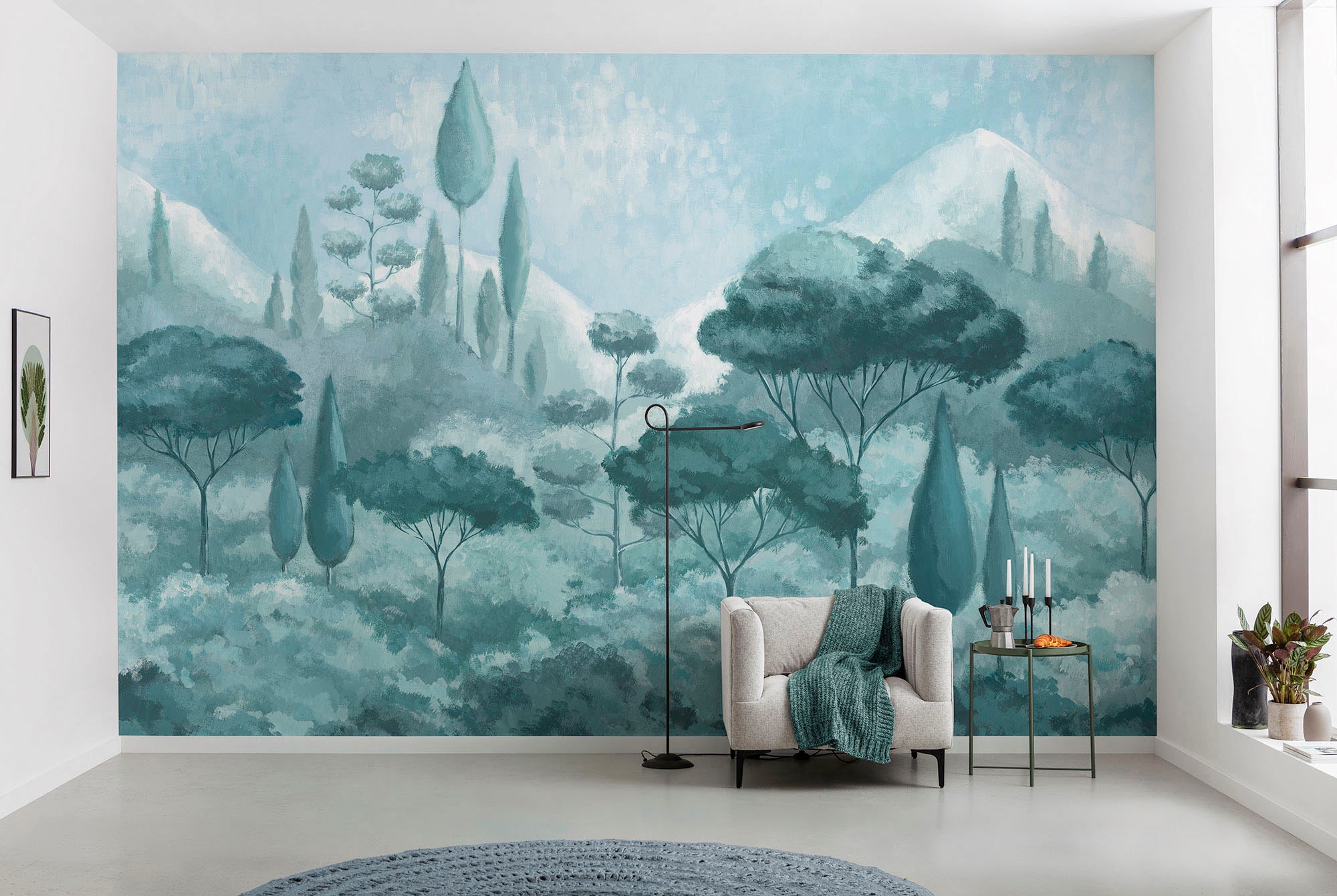 Komar Vliestapete »Digitaldruck Vlies - Soothing Scenery - Größe 400 x 250 cm«, bedruckt, Wohnzimmer, Schlafzimmer