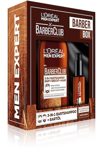 L'ORÉAL PARIS MEN EXPERT Bartpflege-Set »Barber Club Box«, (2 tlg.), Bartreinigung &... kaufen
