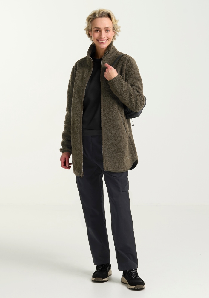 Jack Wolfskin Funktionsmantel »HIGH CURL COAT W« für Wandern und Trekking, sportlicher Stil, aus Polyester, winddicht
