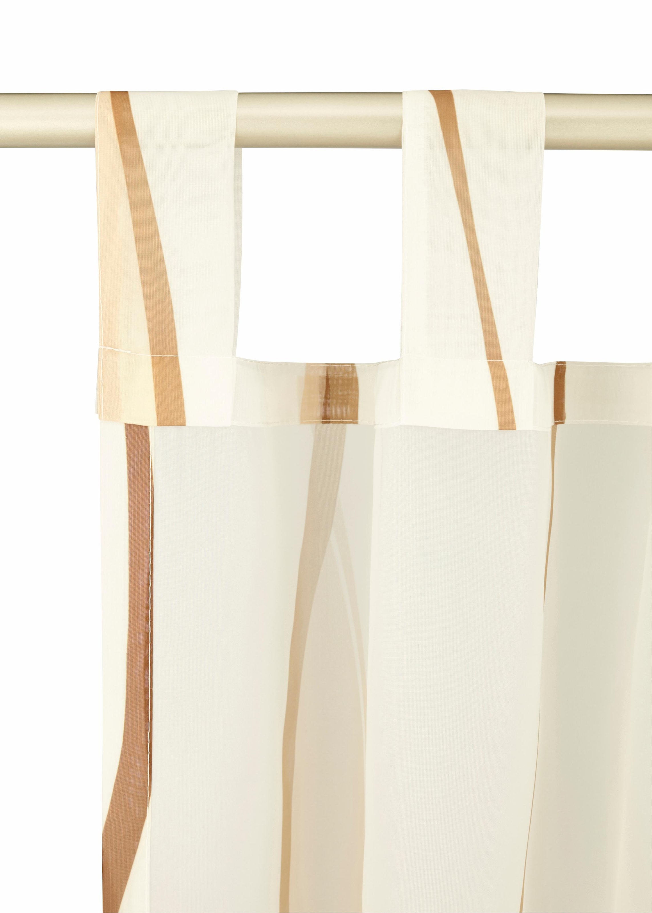 OTTO home Gardine »DIMONA« Schlaufen 2 Stk. tlg. 2-er Set, Voile, Polyester, Wellen